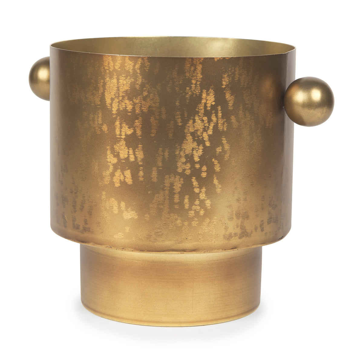 Juno 8.5H Large Gold Iron Vase-Vase-DECOROLALA