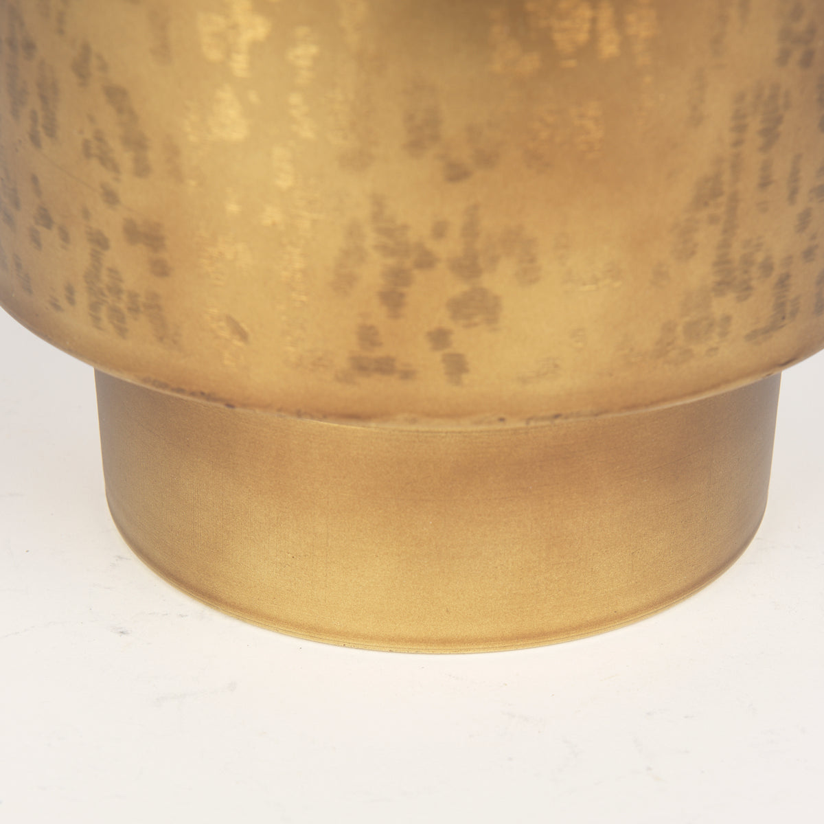 Juno 8.5H Large Gold Iron Vase-Vase-DECOROLALA