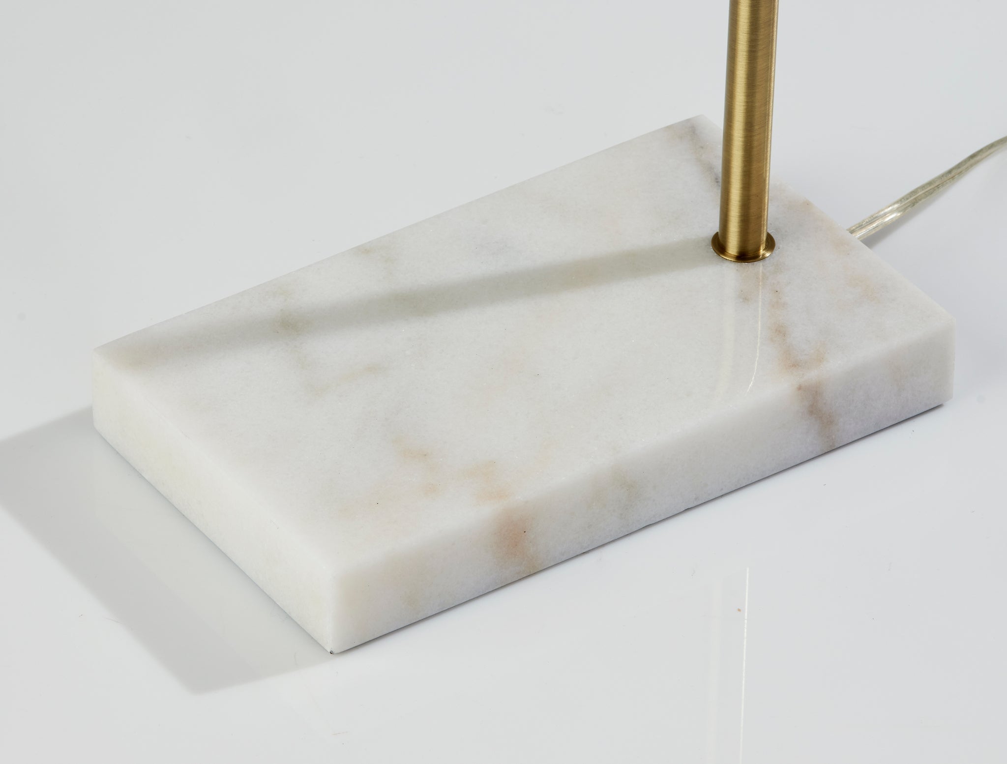 Justine 65" Mid-Century Floor Lamp - Marble Base-Lighting-DECOROLALA