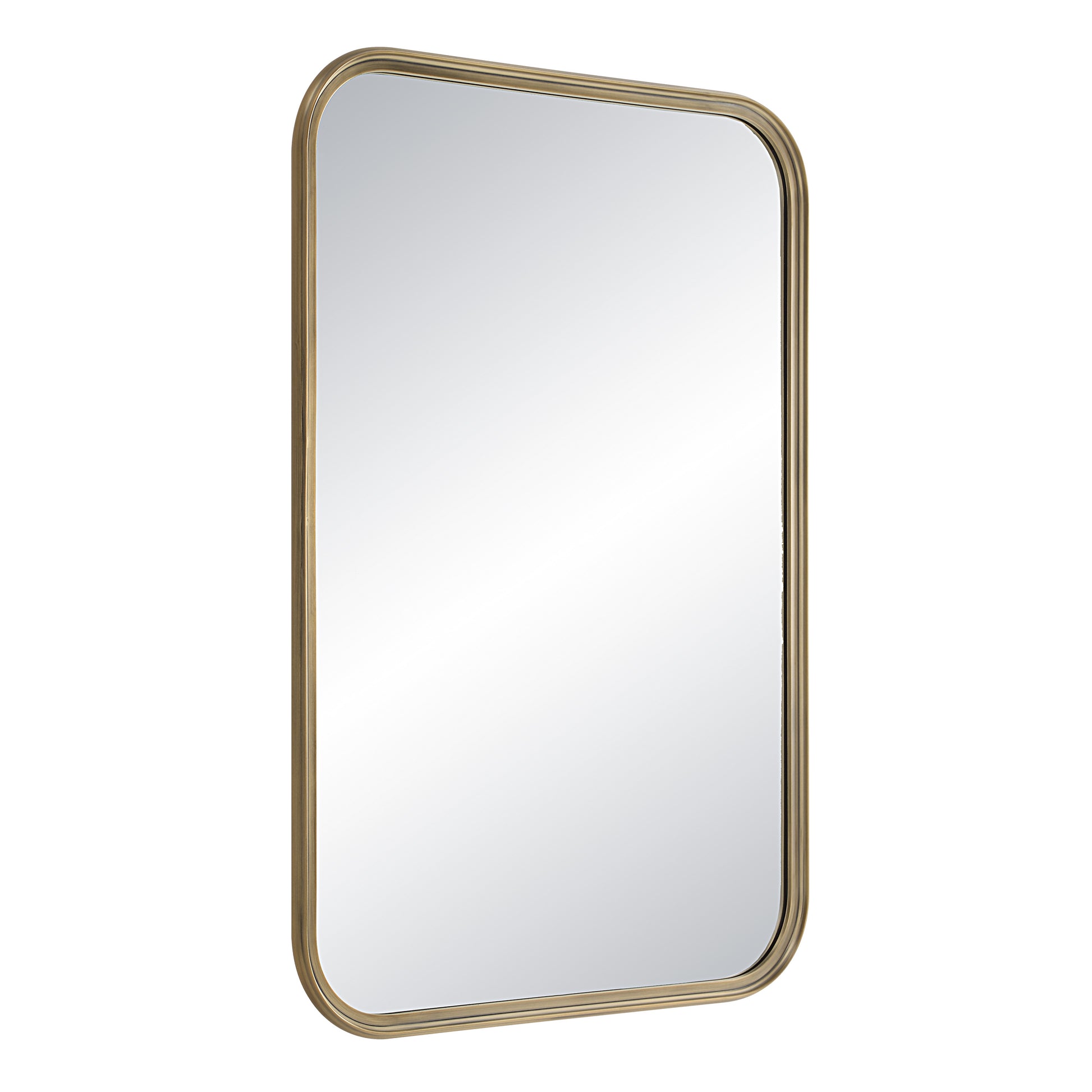Jyn 36" Tall Rectangle Wall Mirror, Yellow-Mirror-DECOROLALA