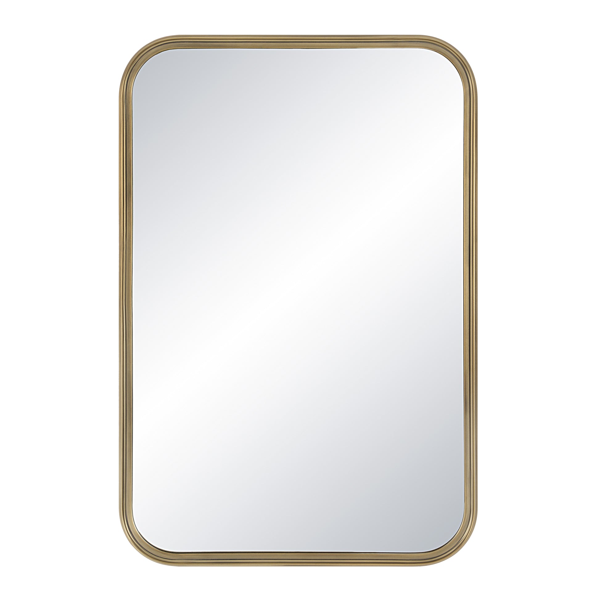 Jyn 36" Tall Rectangle Wall Mirror, Yellow-Mirror-DECOROLALA