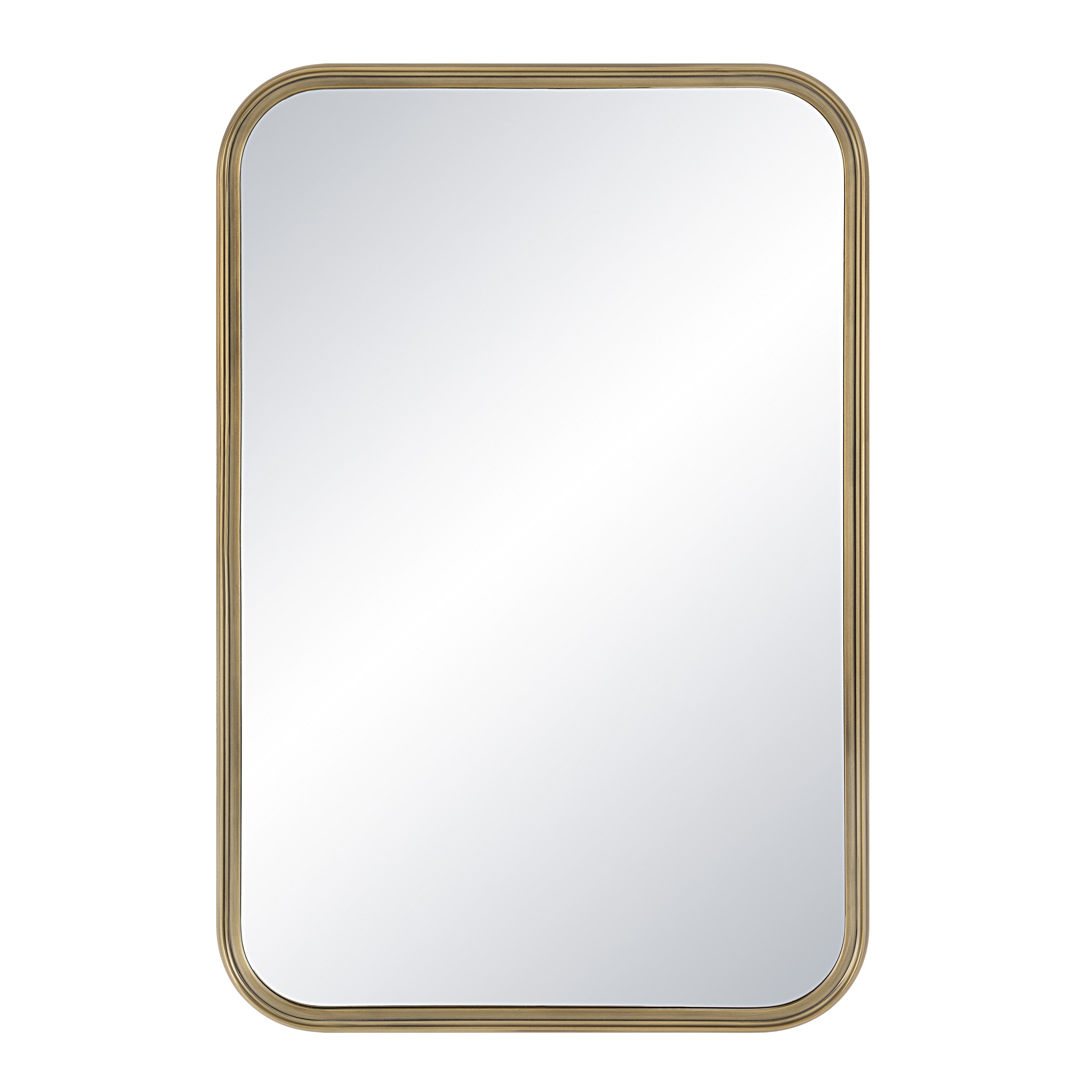 Jyn 36" Tall Rectangle Wall Mirror, Yellow-Mirror-DECOROLALA