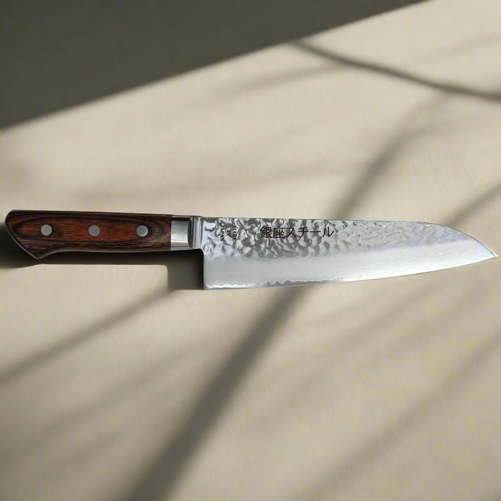 KASUMI 180- Damascus VG10 Santoku Knife 180mm-MB-Santoku Knife-DECOROLALA