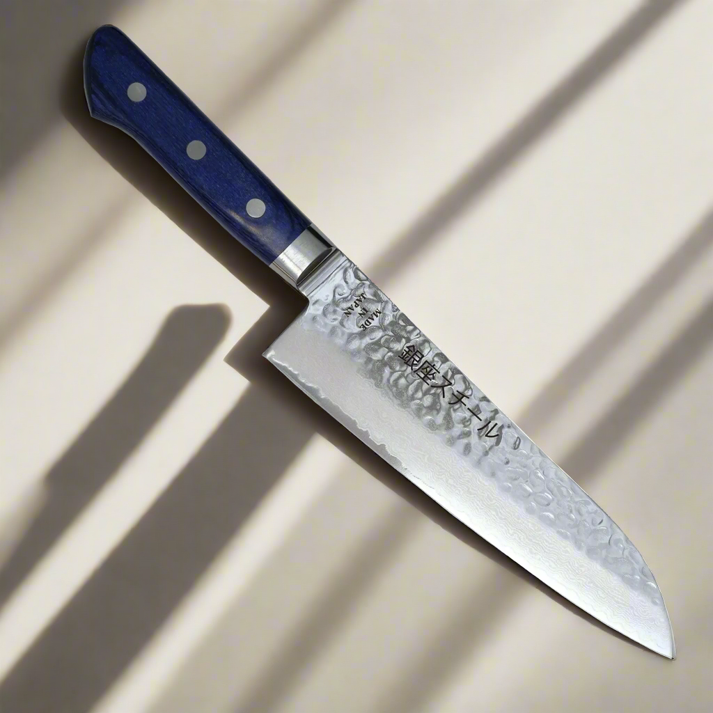KASUMI 180- Damascus VG10 Santoku Knife 180mm-RB-Santoku Knife-DECOROLALA