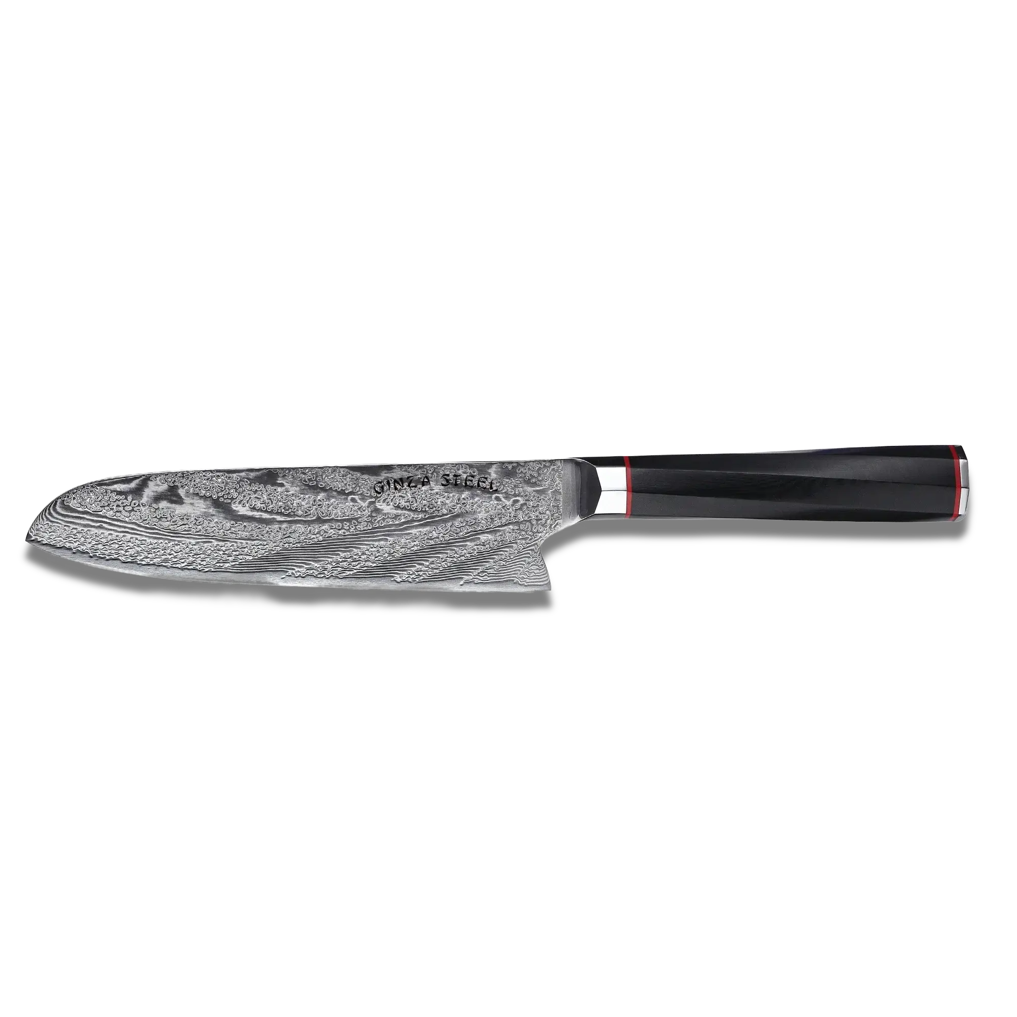 KATANA 18 | Japanese Style Santoku Knife 7" Damascus VG10 Steel 67 layer-Kitchen Knives-DECOROLALA