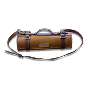 Ginza Steel Vagabond Knife Roll – Full Grain Leather Chef’s Bag-0
