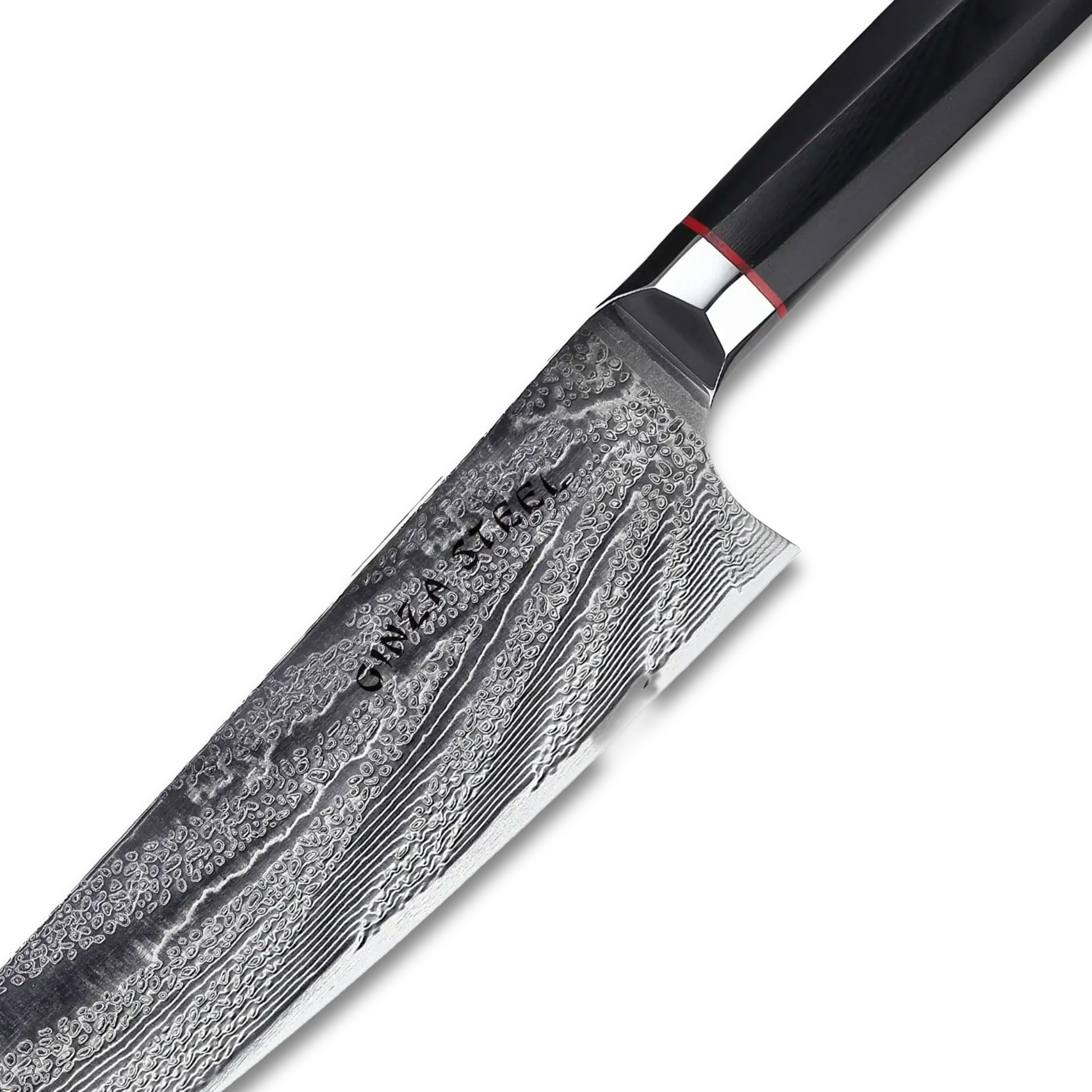 Ginza Steel KATANA 20 Chef Knife 8” – Damascus VG10 Steel, 67-Layer, G10 Handle-1