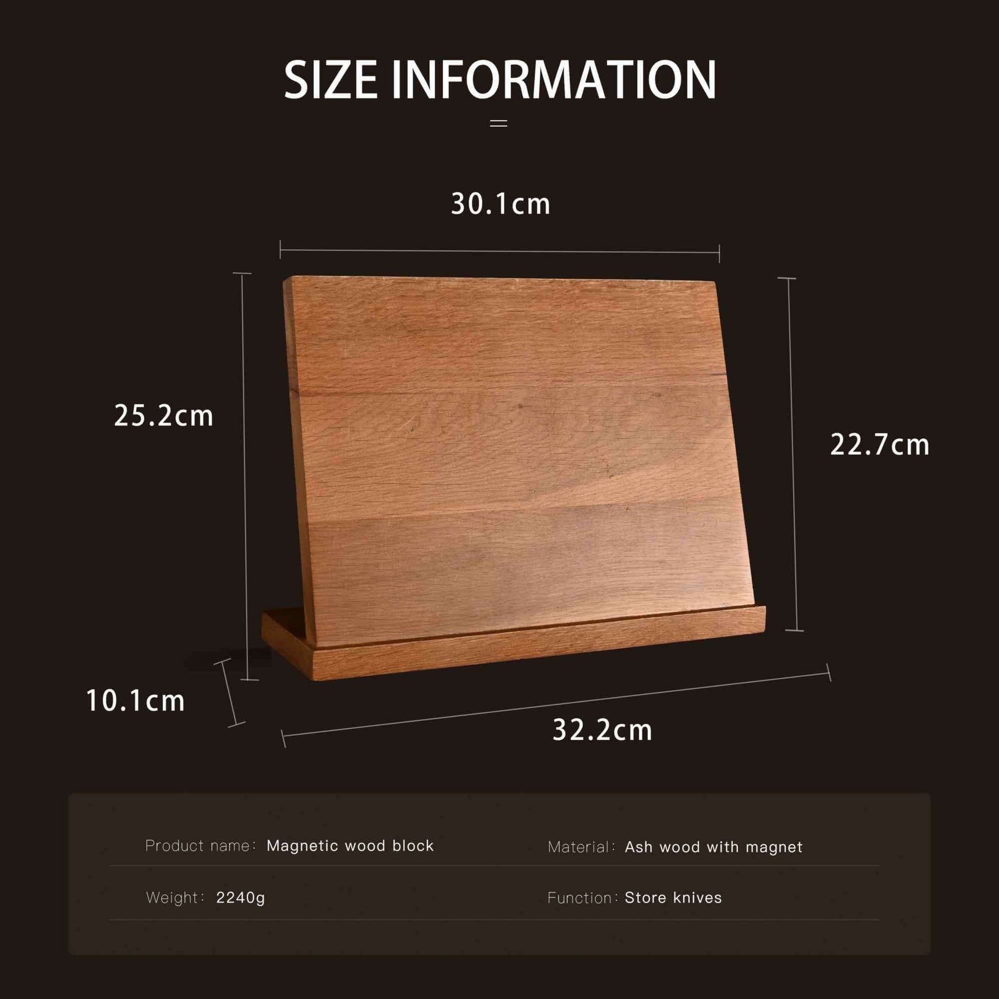 KC Series - Magnetic Knife Block | Empty-Knife Block-DECOROLALA