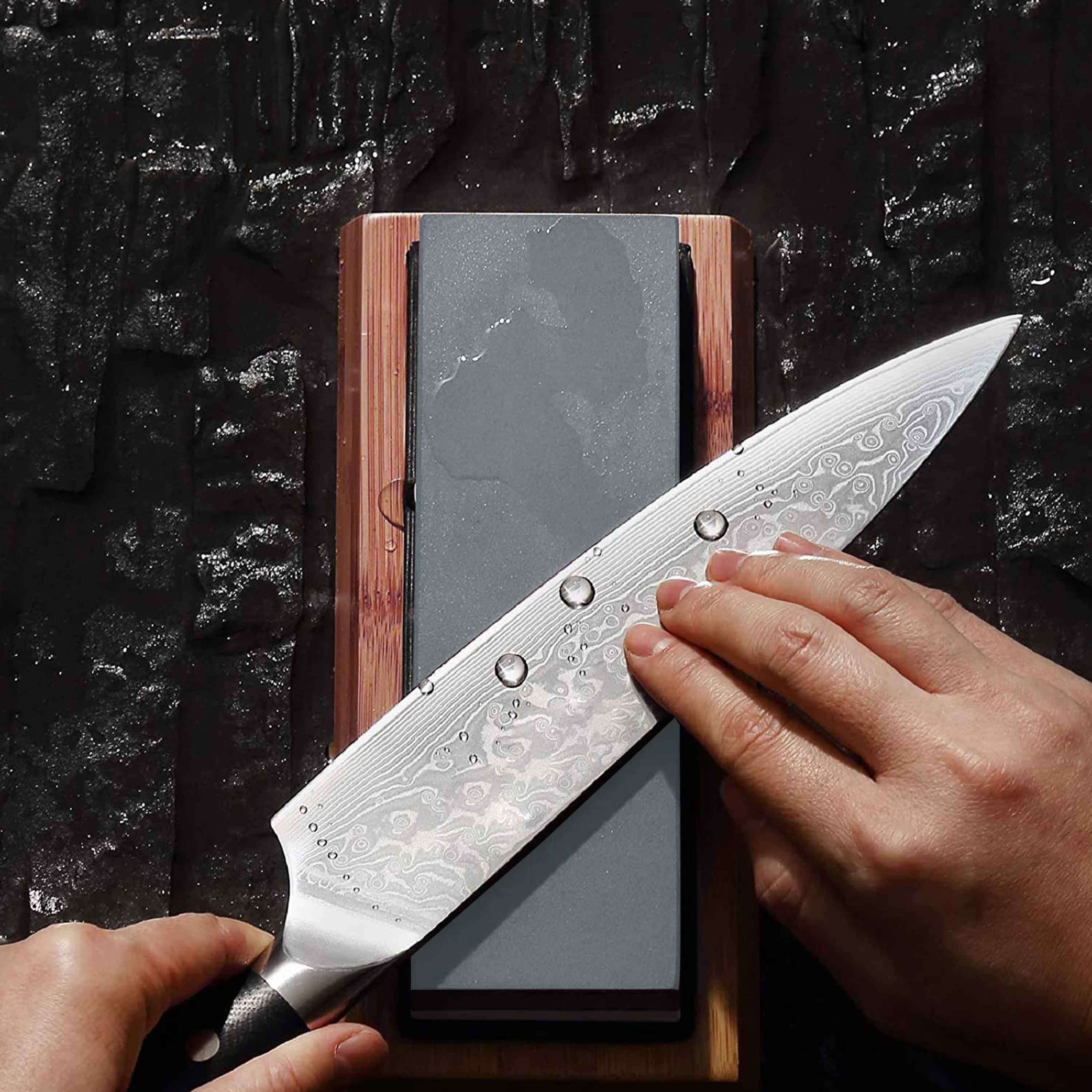 KC Series Whetstone 400/1000 Diamond Grit-Knife Sharpener-DECOROLALA