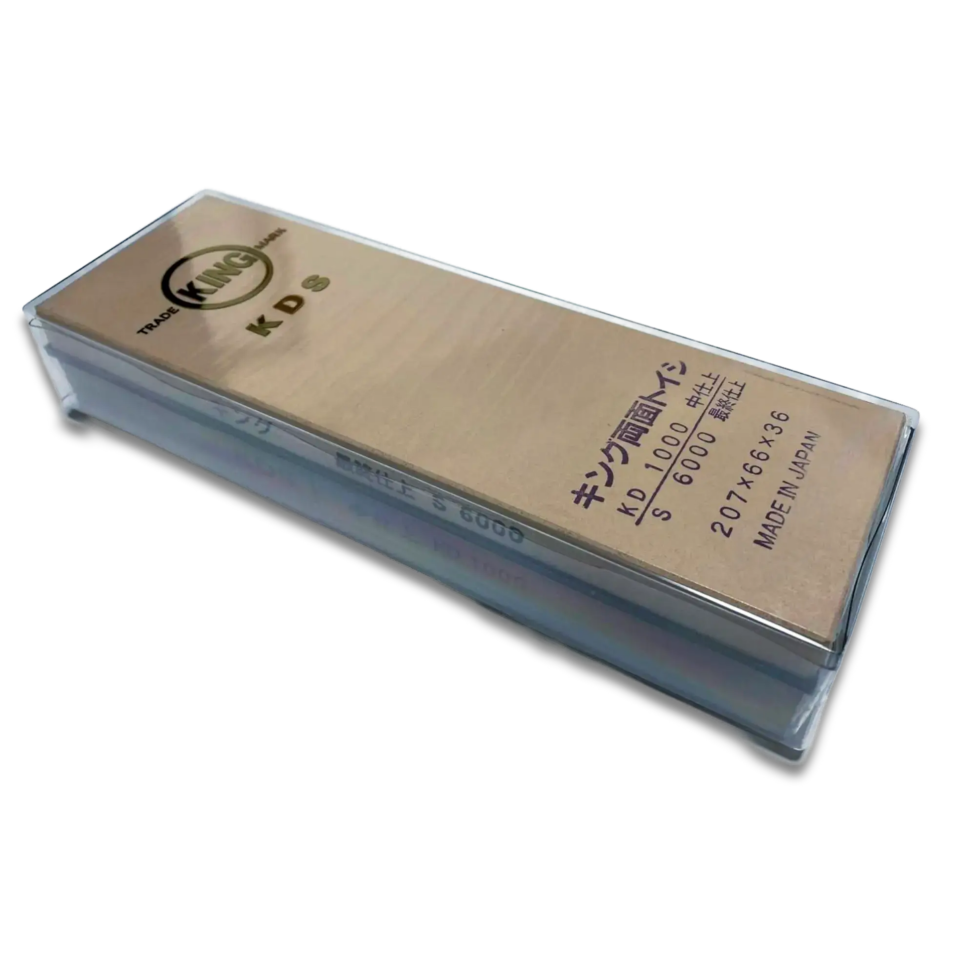 KING KDS - Double Sided Whetstone 1000/6000-Knife Sharpener-DECOROLALA