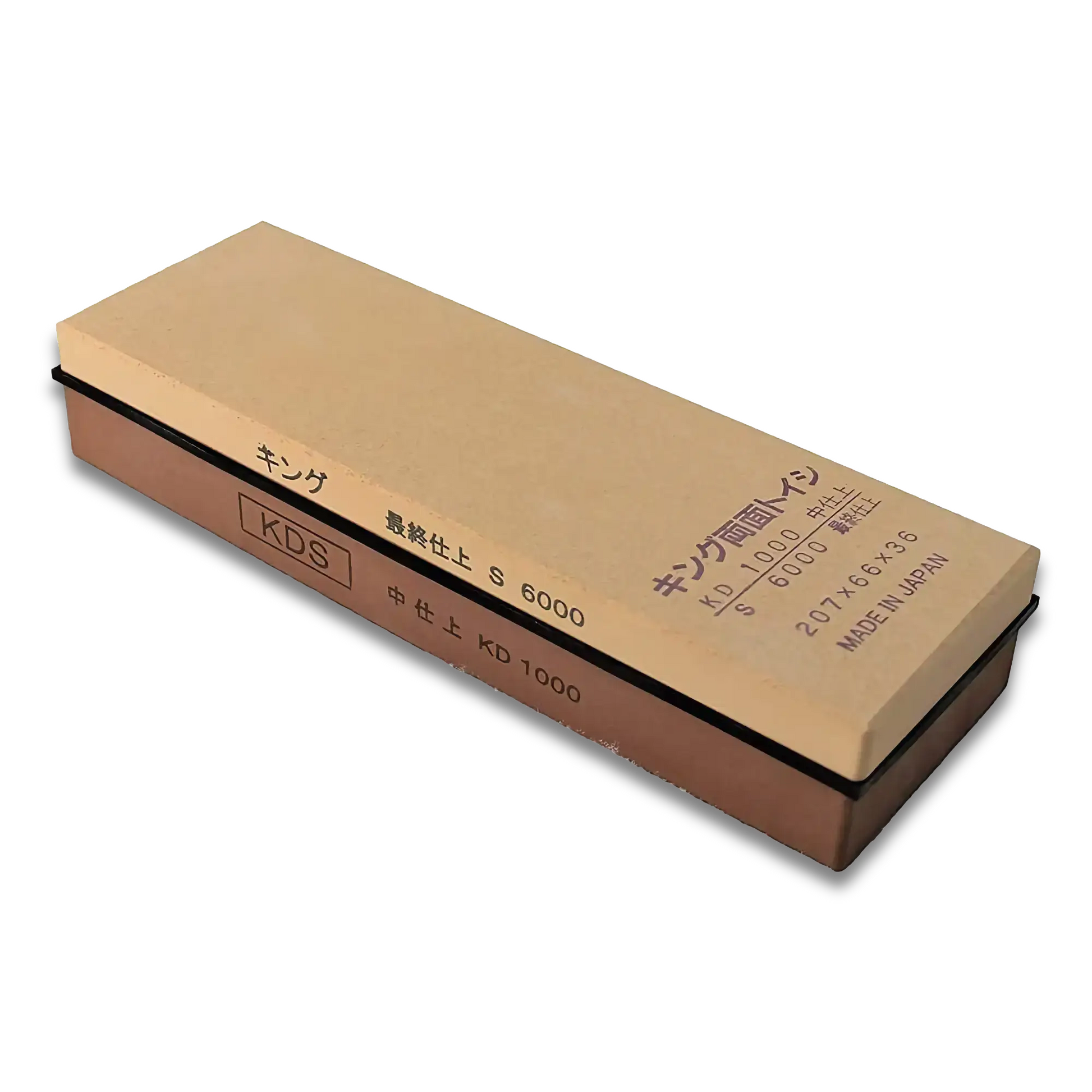 KING KDS - Double Sided Whetstone 1000/6000-Knife Sharpener-DECOROLALA