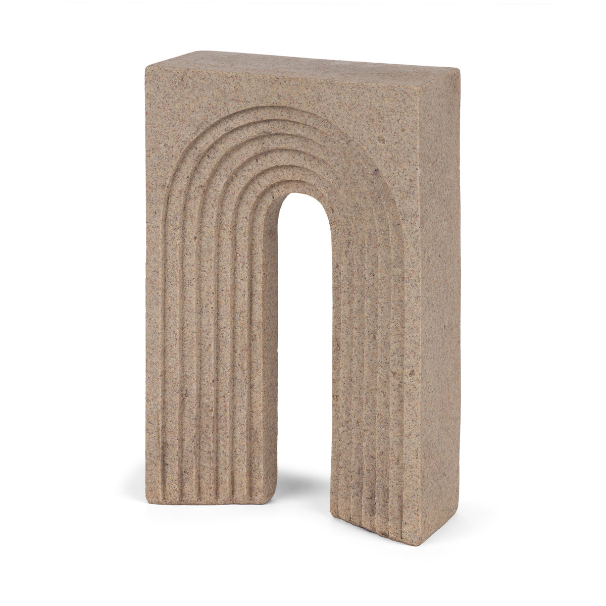 Kacia Arched Sandstone Resin Decorative Object-Decorative Objects-DECOROLALA