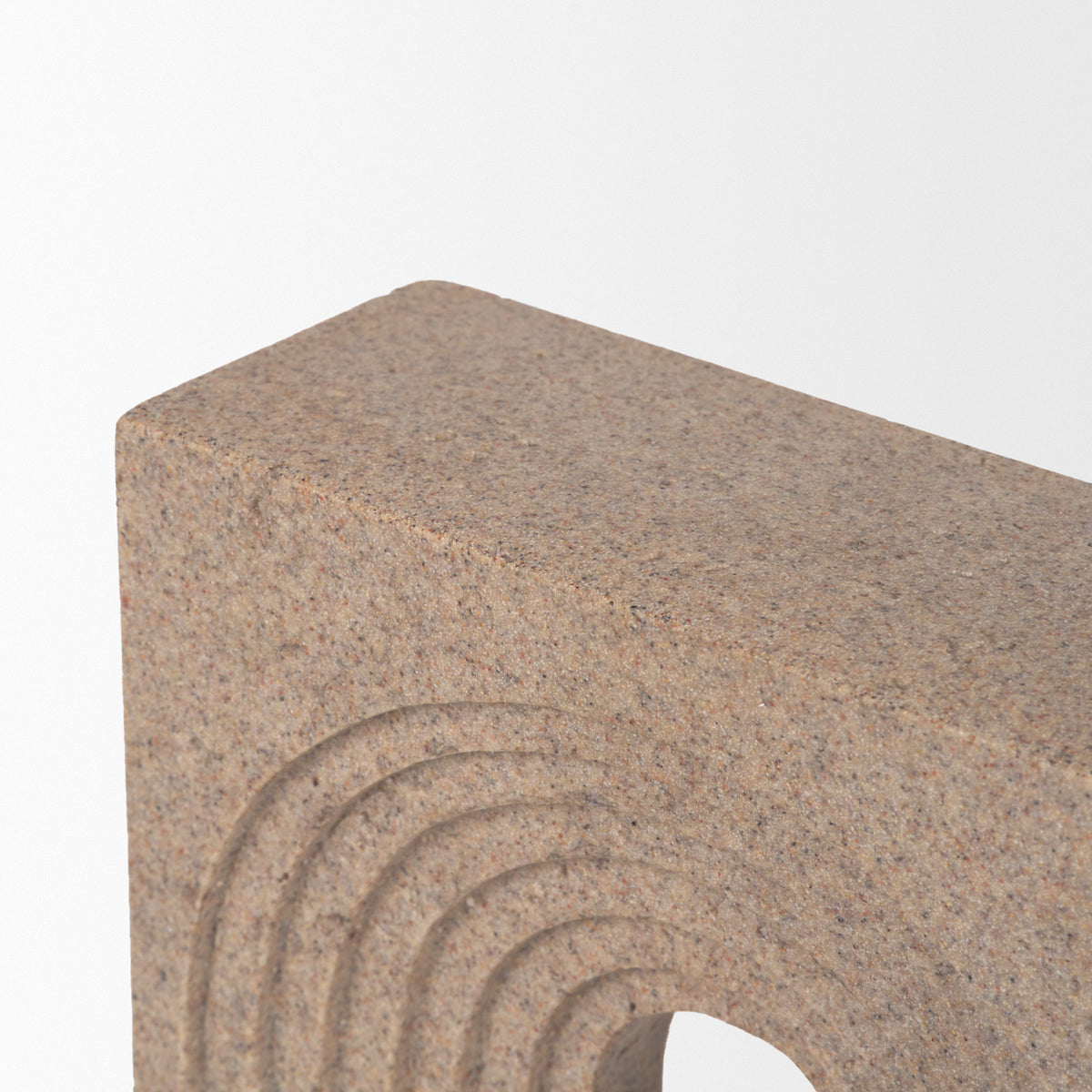 Kacia Arched Sandstone Resin Decorative Object-Objects-DECOROLALA