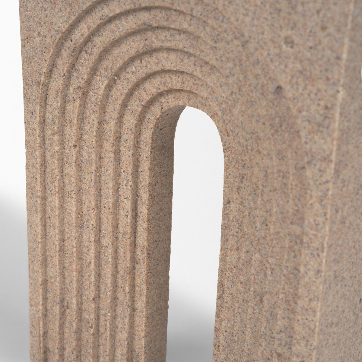 Kacia Arched Sandstone Resin Decorative Object-Objects-DECOROLALA