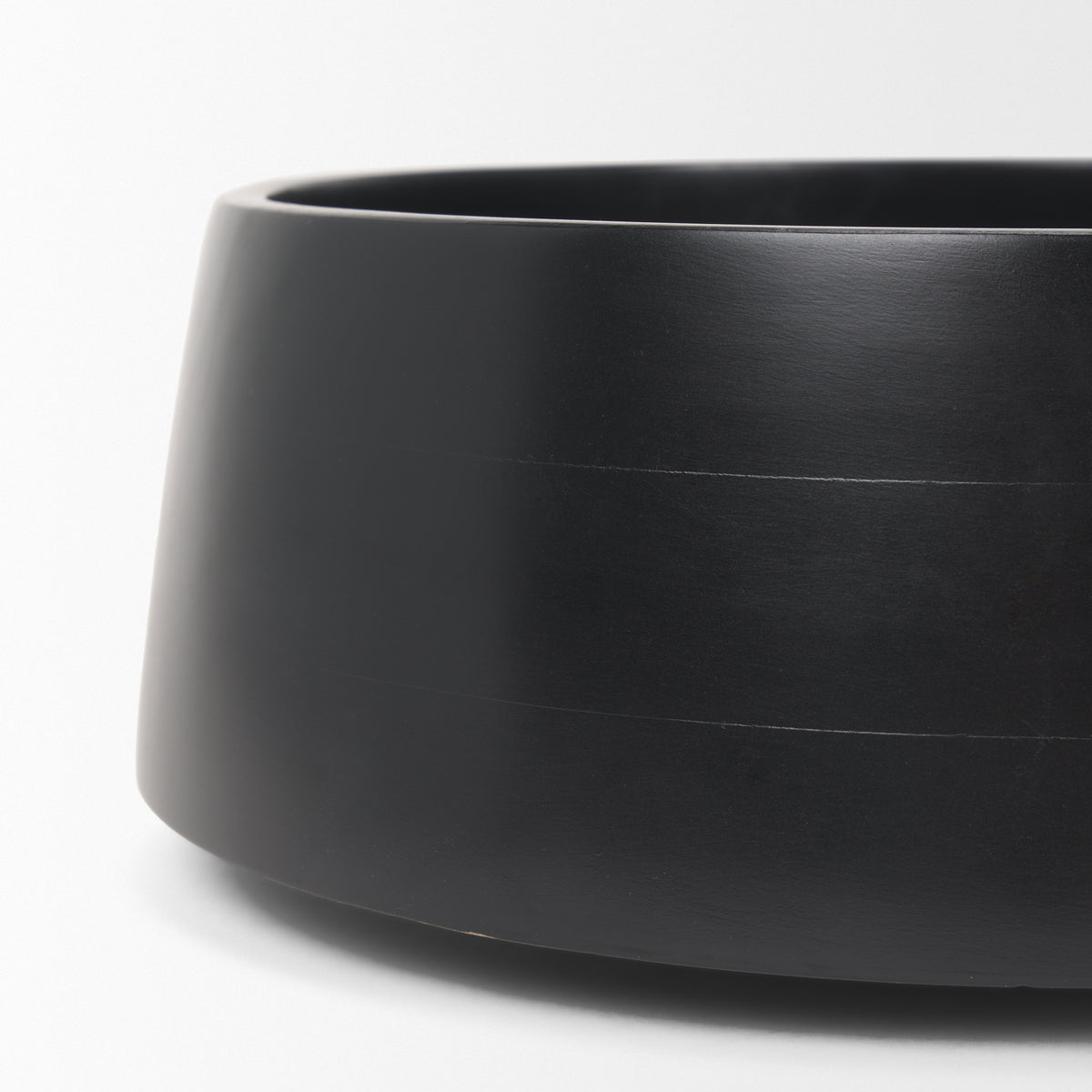 Kadara Washed Solid Wood Decorative Bowl-Bowls-DECOROLALA