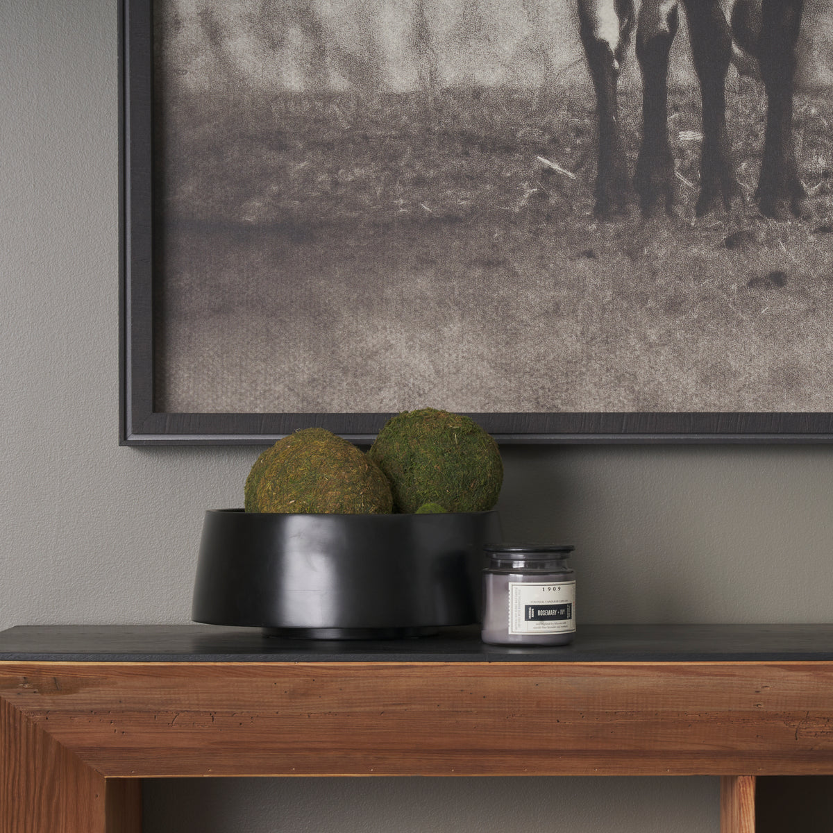 Kadara Washed Solid Wood Decorative Bowl-Bowls-DECOROLALA