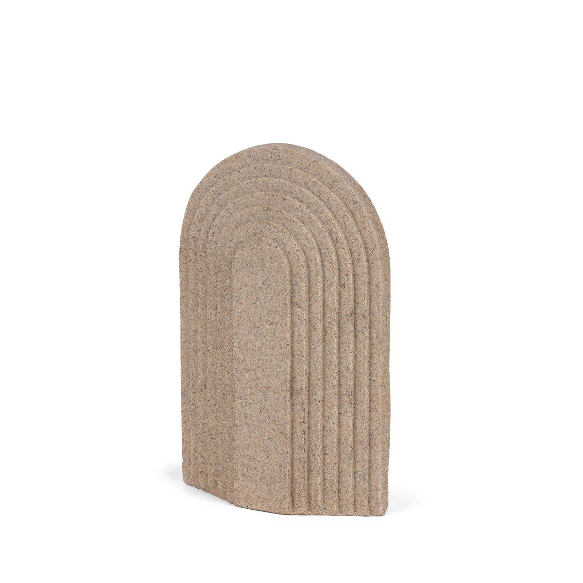 Kael Resin Textured Concrete Decorative Object - Sandstone-Decorative Objects-DECOROLALA
