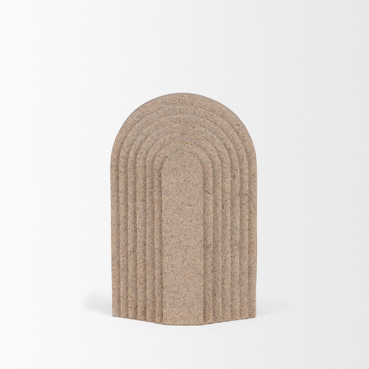 Kael Resin Textured Concrete Decorative Object - Sandstone-Objects-DECOROLALA