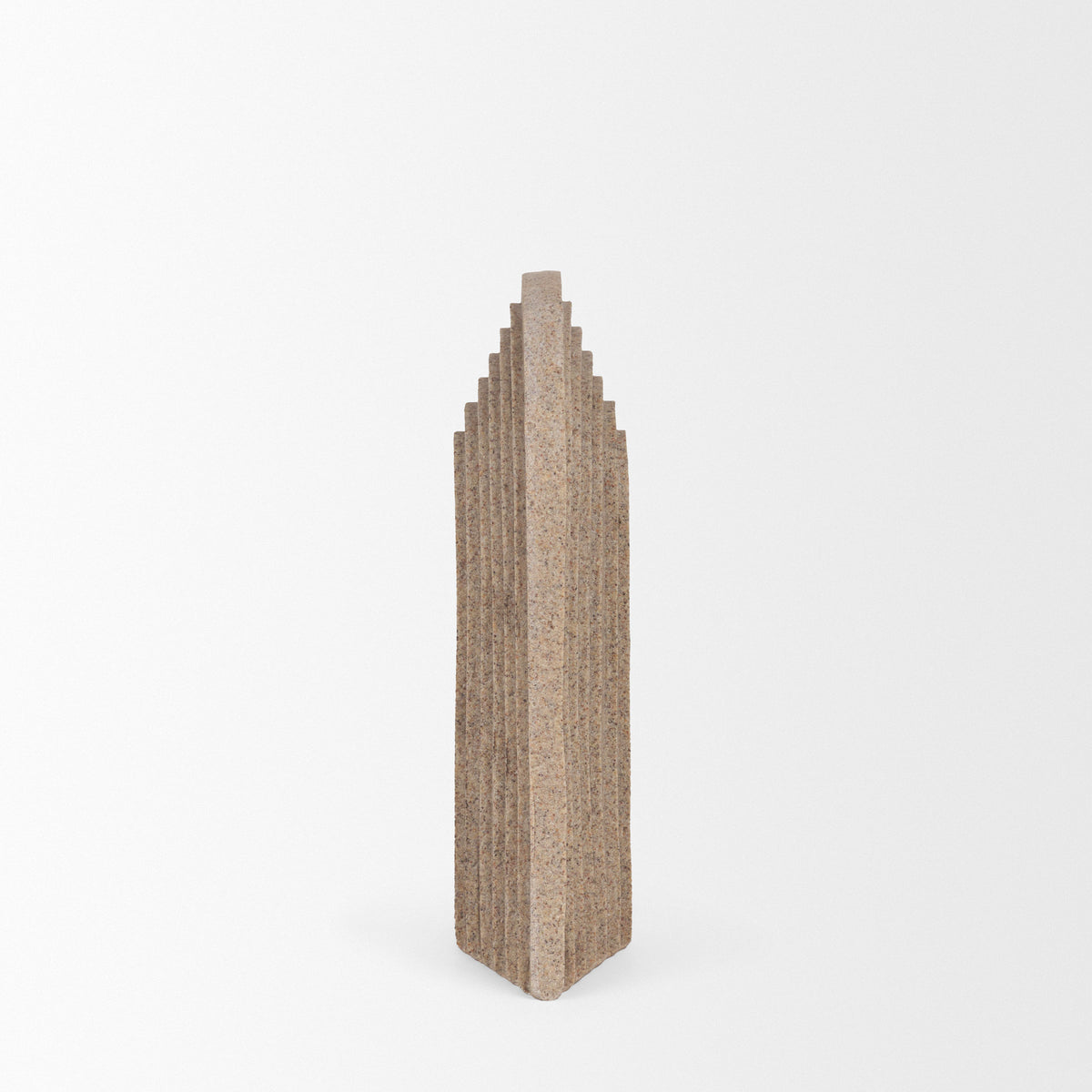Kael Resin Textured Concrete Decorative Object - Sandstone-Objects-DECOROLALA