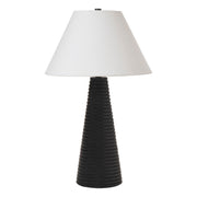 Kailua 26.5" Table Lamp, Black Mango Wood-Table Lamp-DECOROLALA