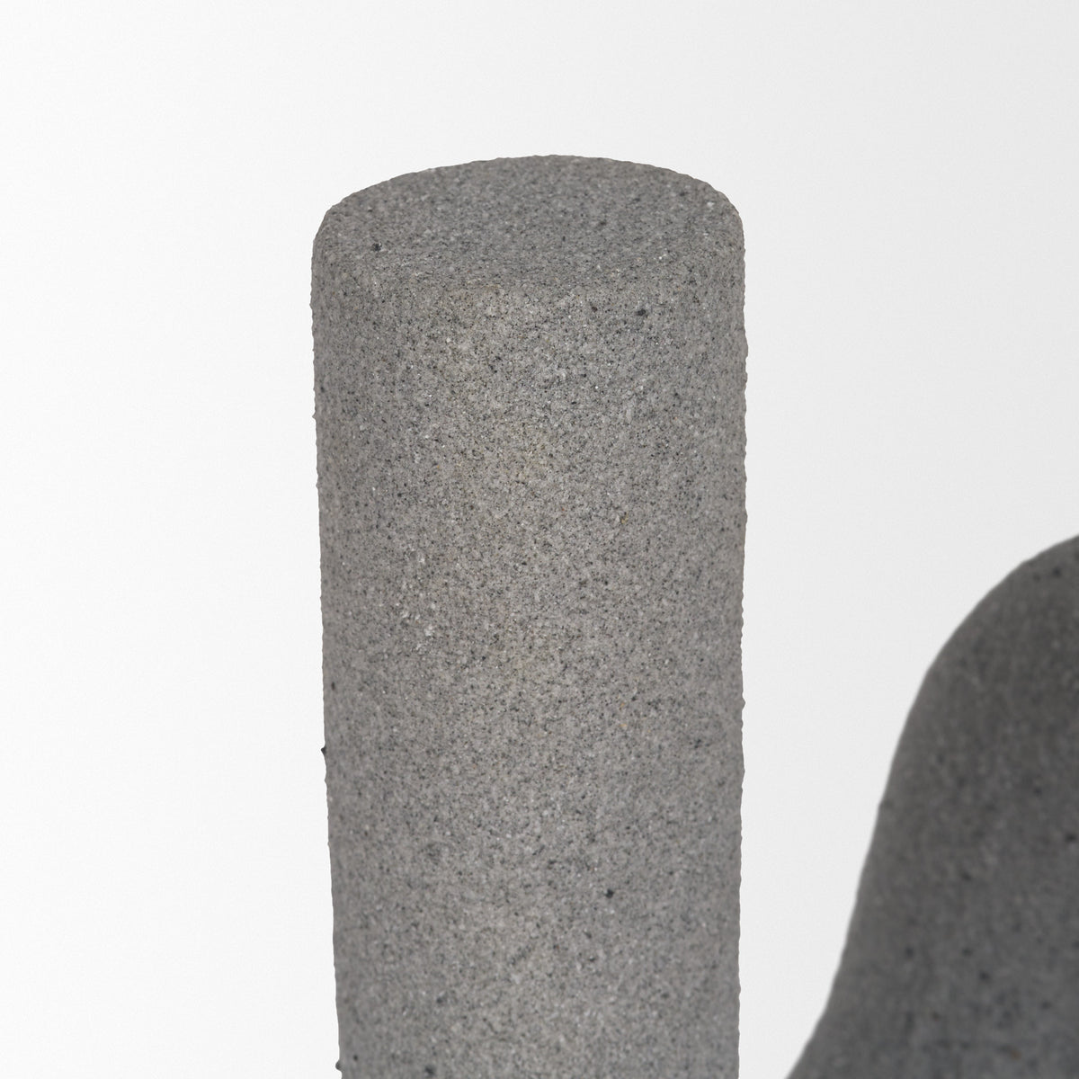 Kailyn Resin Textured Concrete U-Arch Decorative Object-Decorative Objects-DECOROLALA
