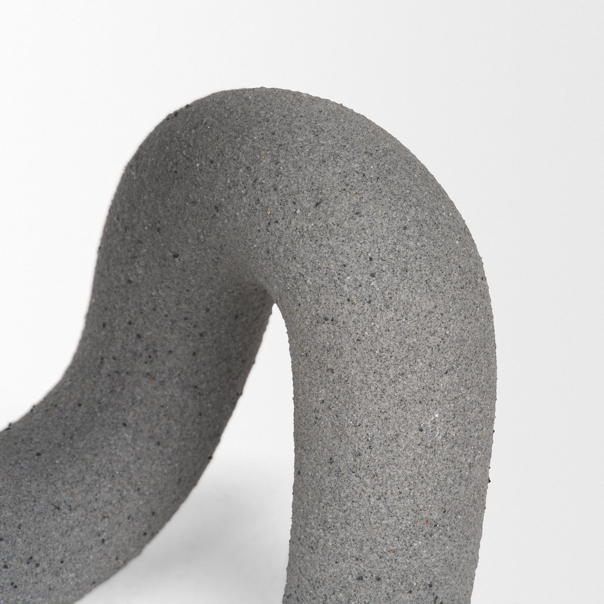 Kailyn Resin Textured Concrete U-Arch Decorative Object-Decorative Objects-DECOROLALA