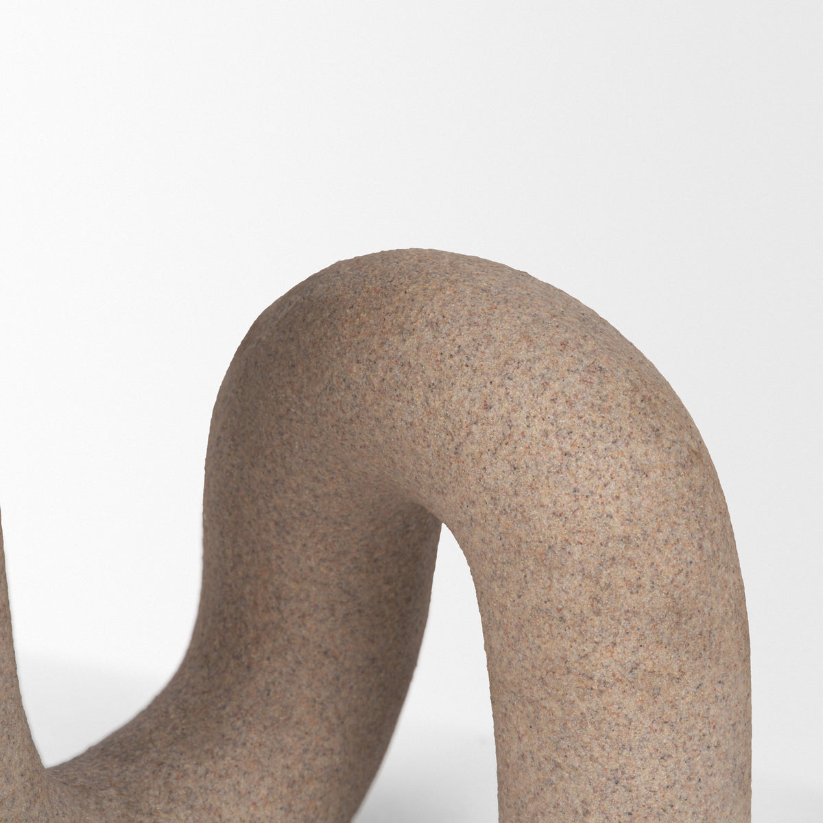 Kailyn Resin Textured Concrete U-Arch Decorative Object-Objects-DECOROLALA