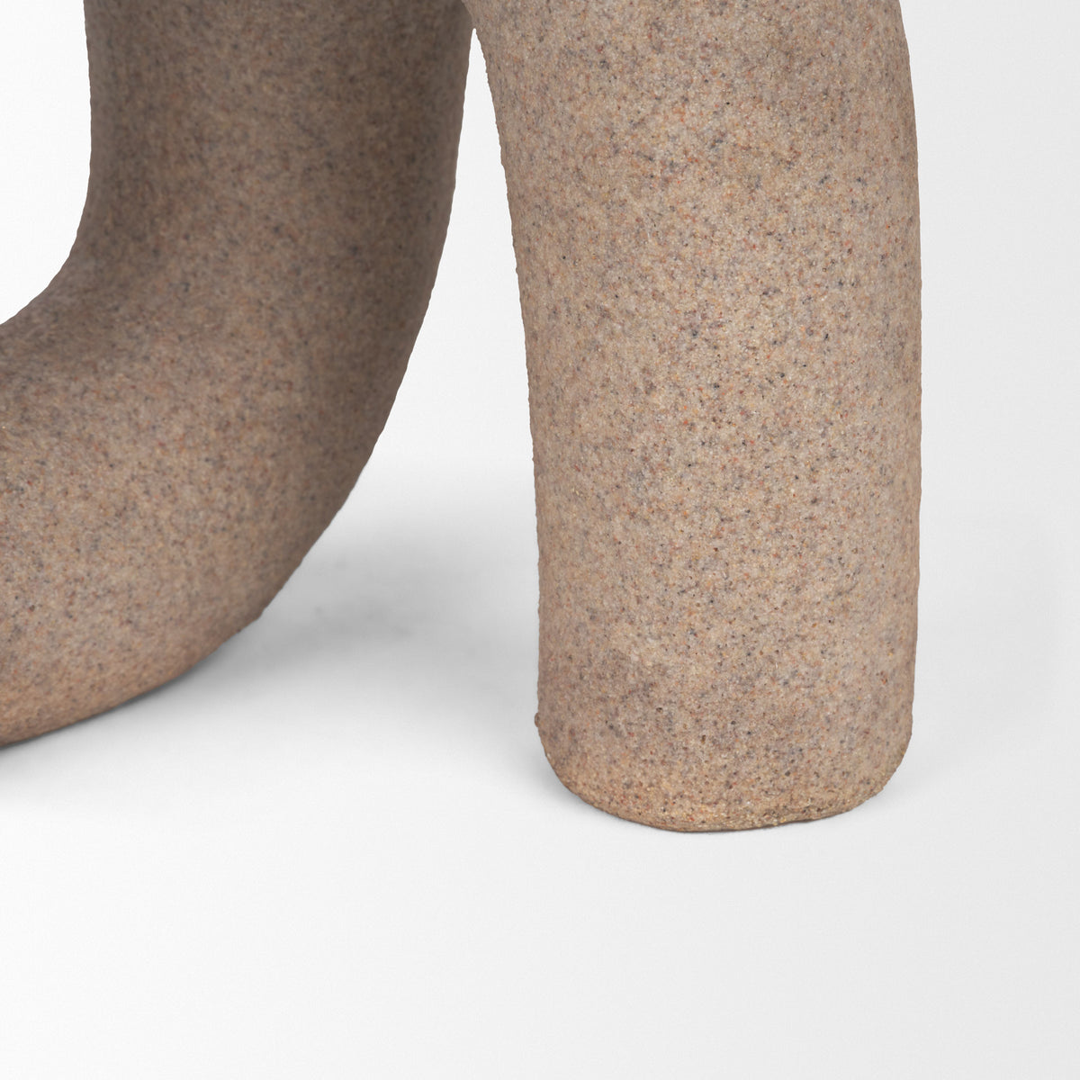 Kailyn Resin Textured Concrete U-Arch Decorative Object-Objects-DECOROLALA