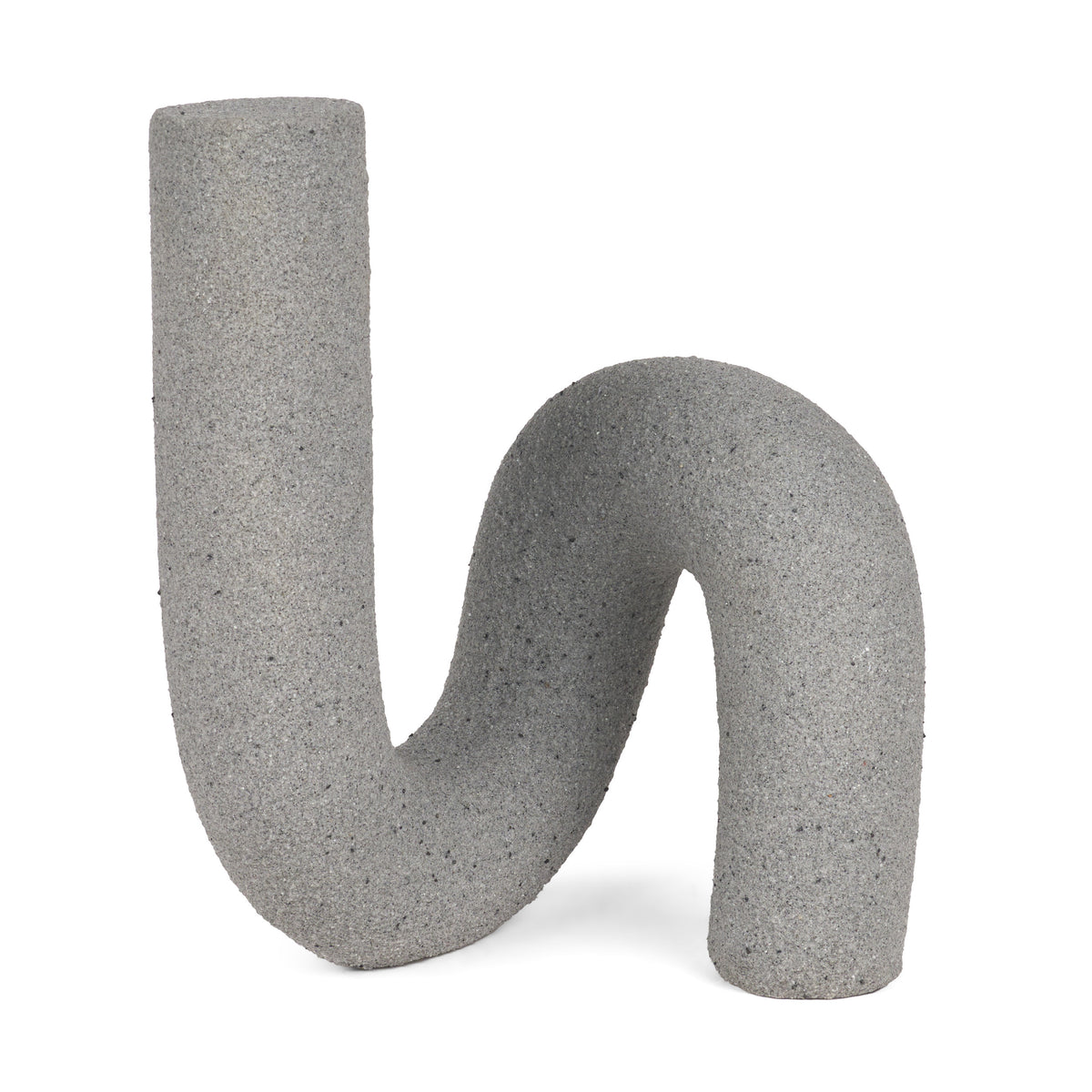 Kailyn Resin Textured Concrete U-Arch Decorative Object-Objects-DECOROLALA