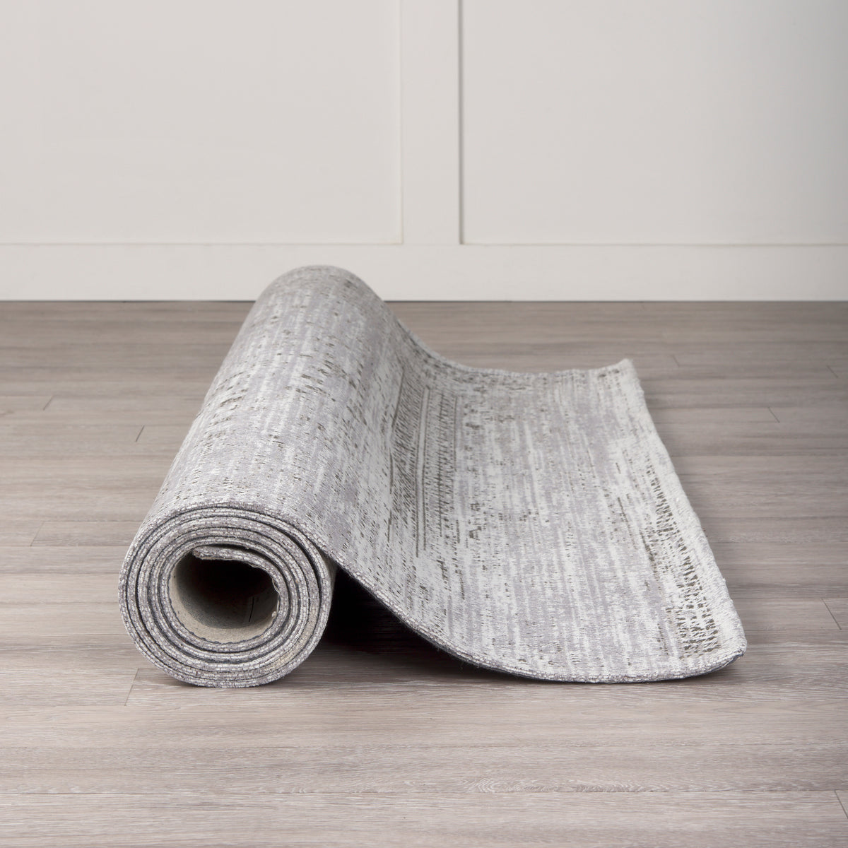 Kaiya 8' x 10' Gray Textured Area Rug-Area Rugs-DECOROLALA