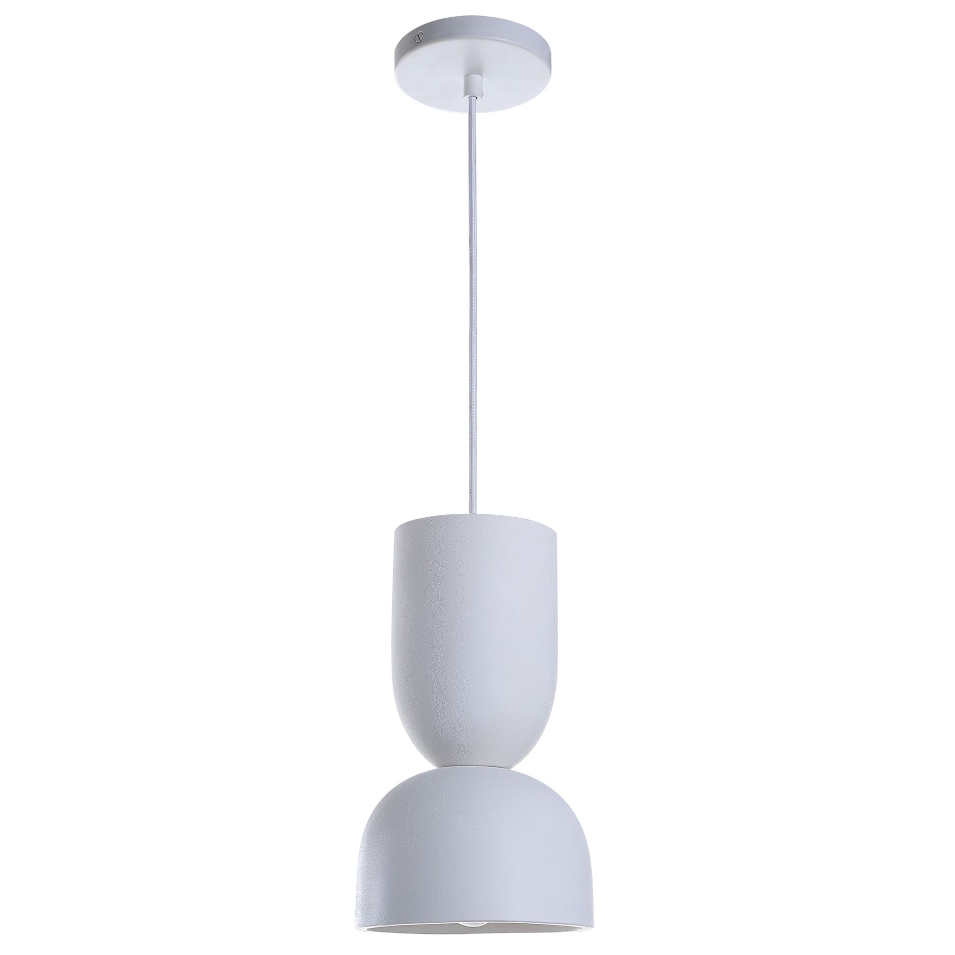 Kala 12" Length Ceiling Fixture, White-Ceiling Fixture-DECOROLALA