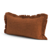 Kambal Copper Rust Cotton Decorative Pillow Cover (min order qty 2)-Decorative Pillows-DECOROLALA