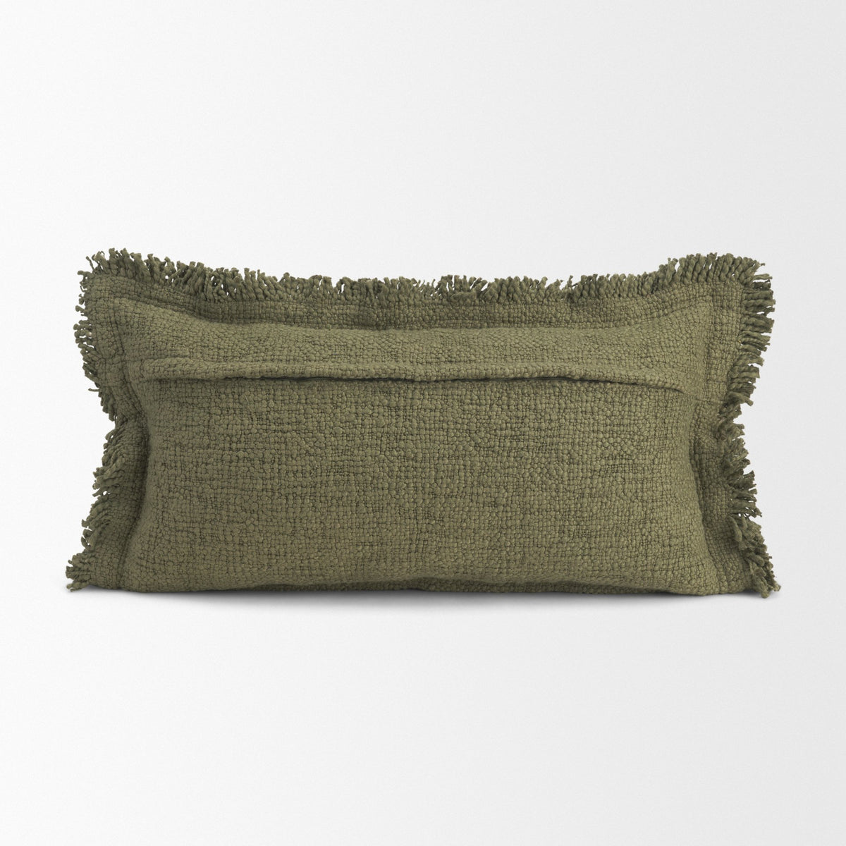 Kambal 14x26 Evergreen Cotton Decorative Pillow Cover-Decorative Pillows-DECOROLALA