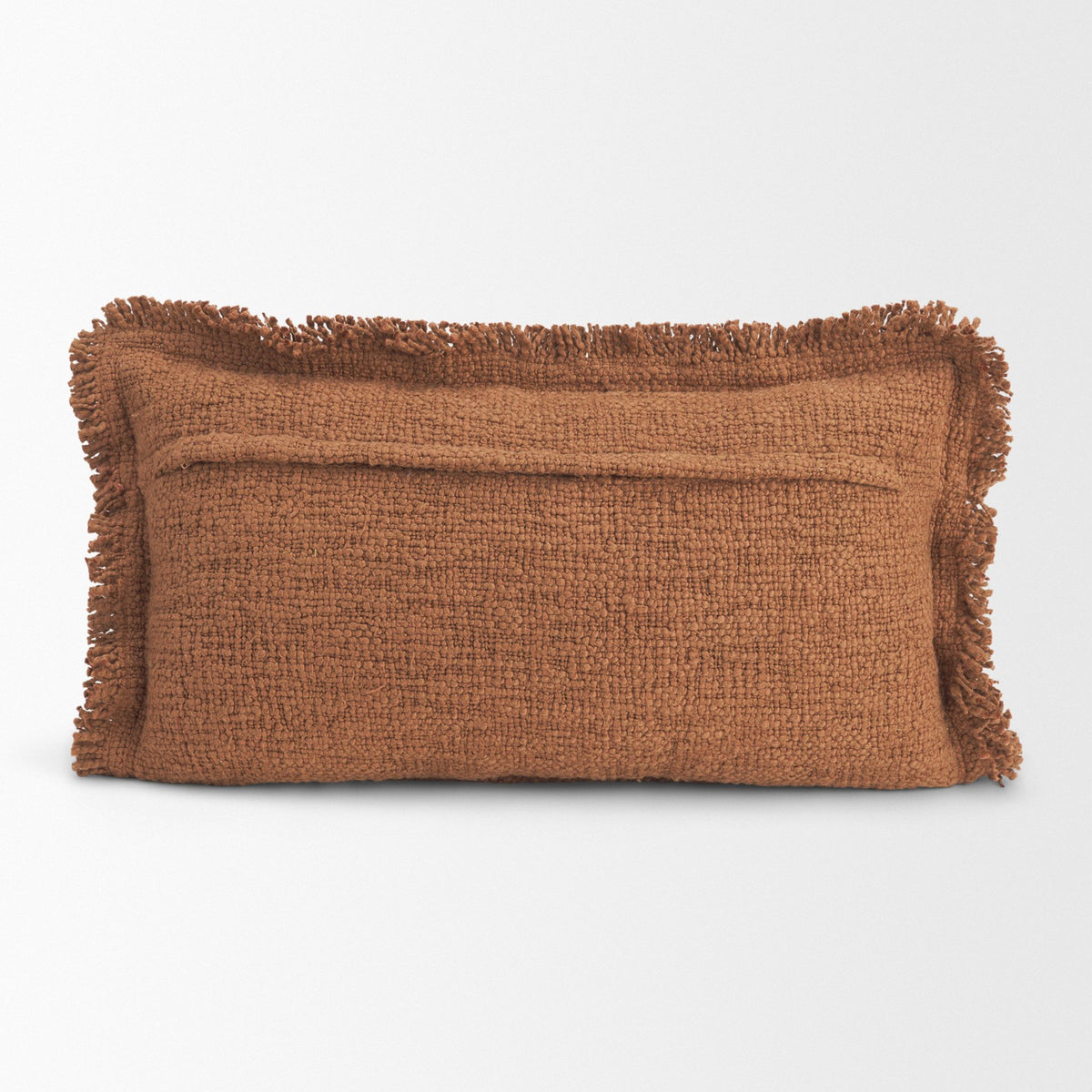 Kambal 14x26 Mahogany Cotton Decorative Pillow Cover-Decorative Pillows-DECOROLALA