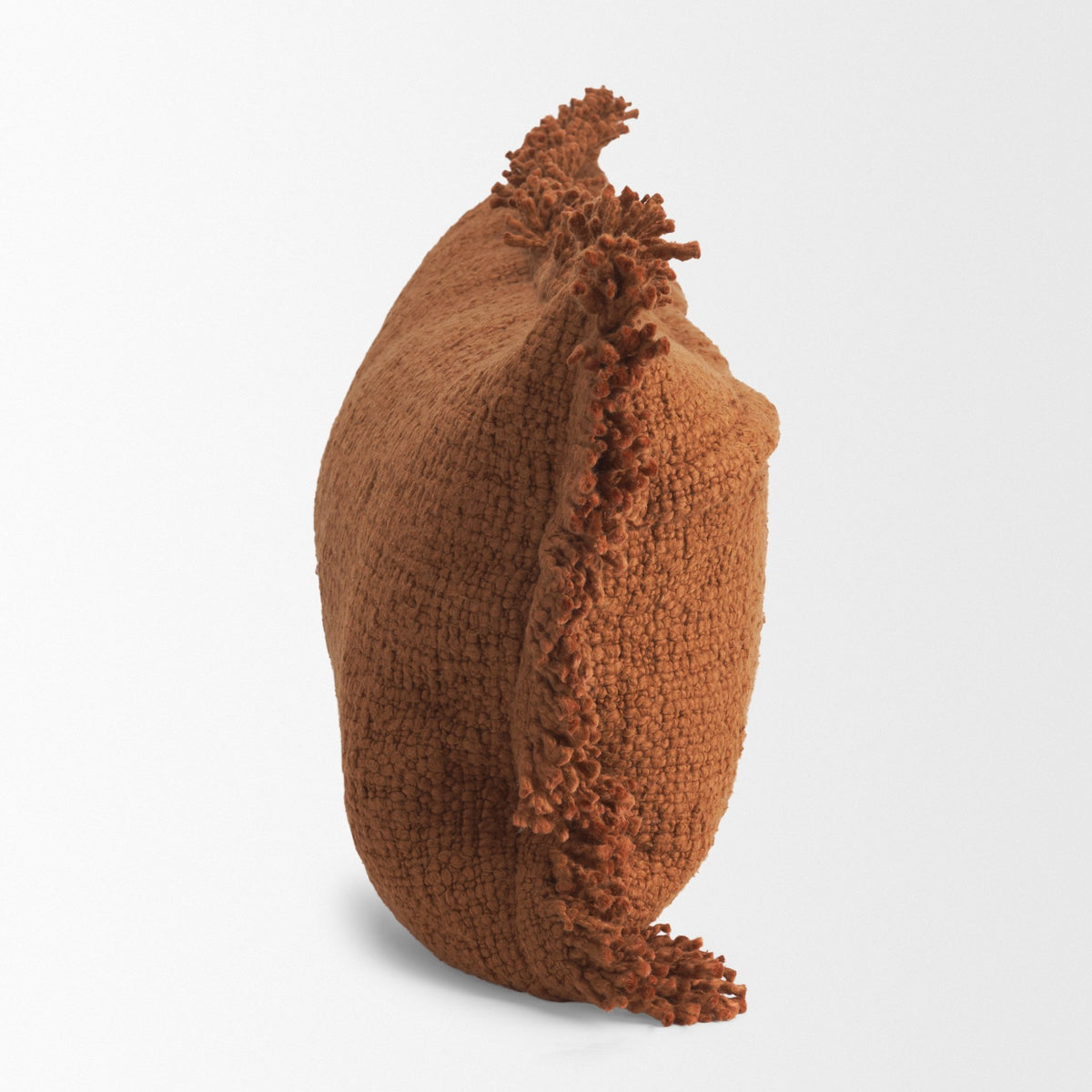 Kambal 14x36 Copper Rust Cotton Decorative Pillow Cover-Decorative Pillows-DECOROLALA