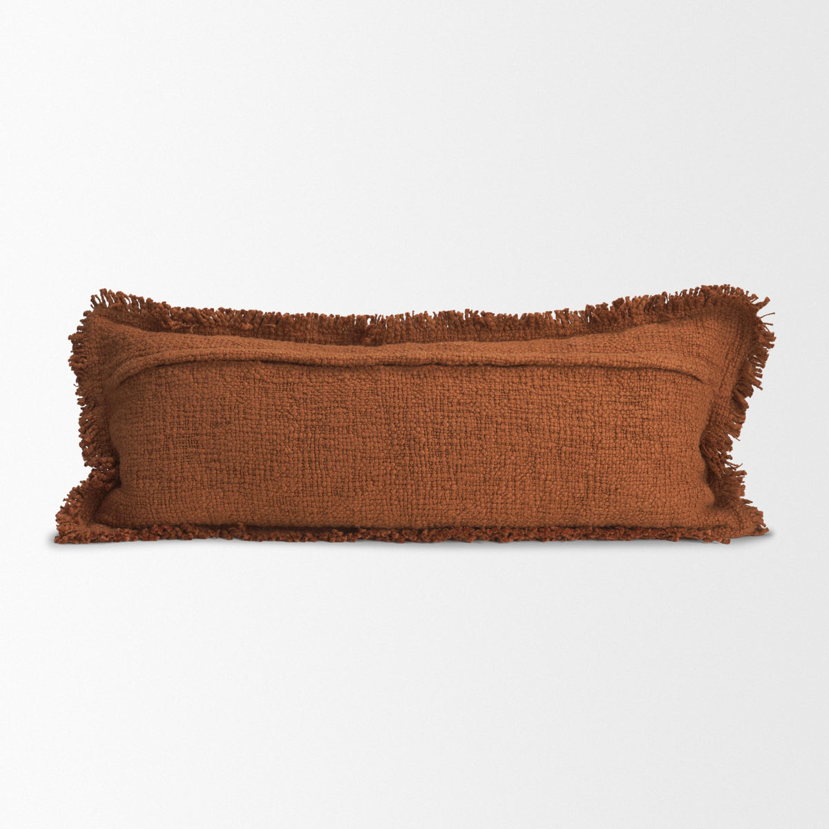 Kambal 14x36 Copper Rust Cotton Decorative Pillow Cover-Decorative Pillows-DECOROLALA