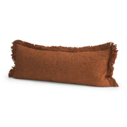 Kambal 14x36 Copper Rust Cotton Decorative Pillow Cover-Decorative Pillows-DECOROLALA
