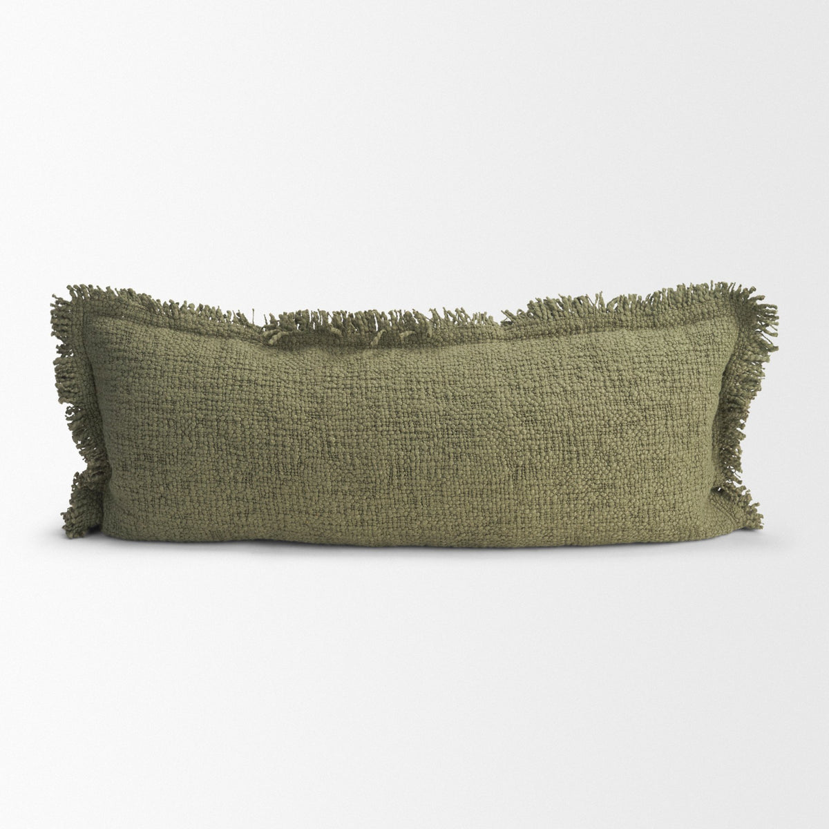 Kambal 14x36 Evergreen Cotton Decorative Pillow Cover-Decorative Pillows-DECOROLALA