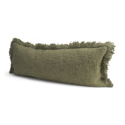 Kambal 14x36 Evergreen Cotton Decorative Pillow Cover-Decorative Pillows-DECOROLALA