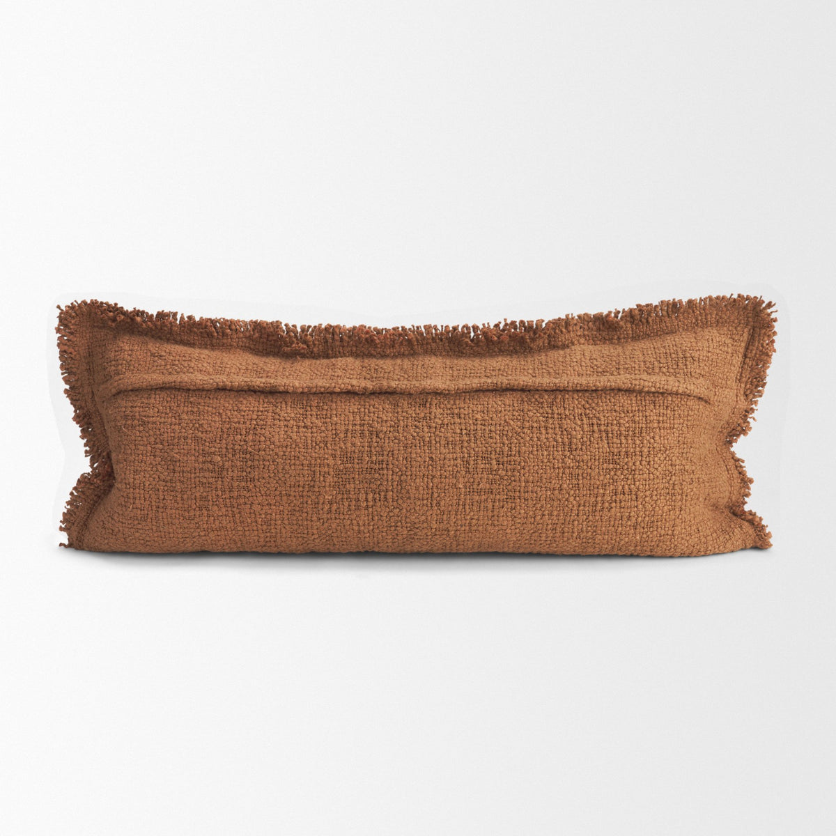Kambal 14x36 Mahogany Cotton Decorative Pillow Cover-Decorative Pillows-DECOROLALA