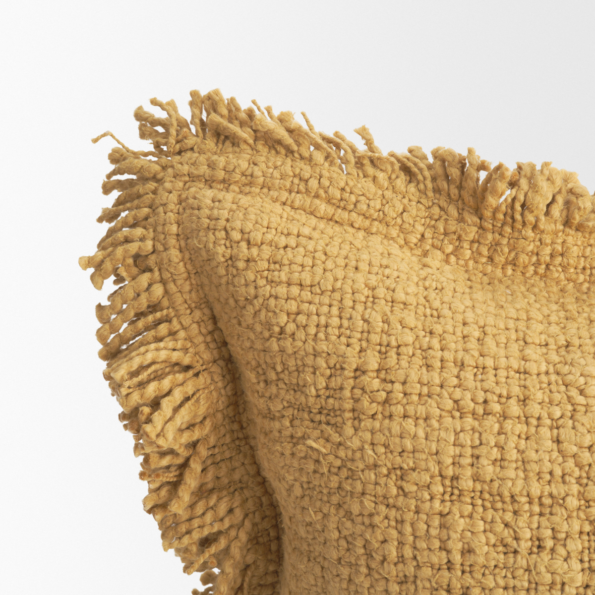 Kambal 14x36 Mustard Cotton Decorative Pillow Cover-Decorative Pillows-DECOROLALA