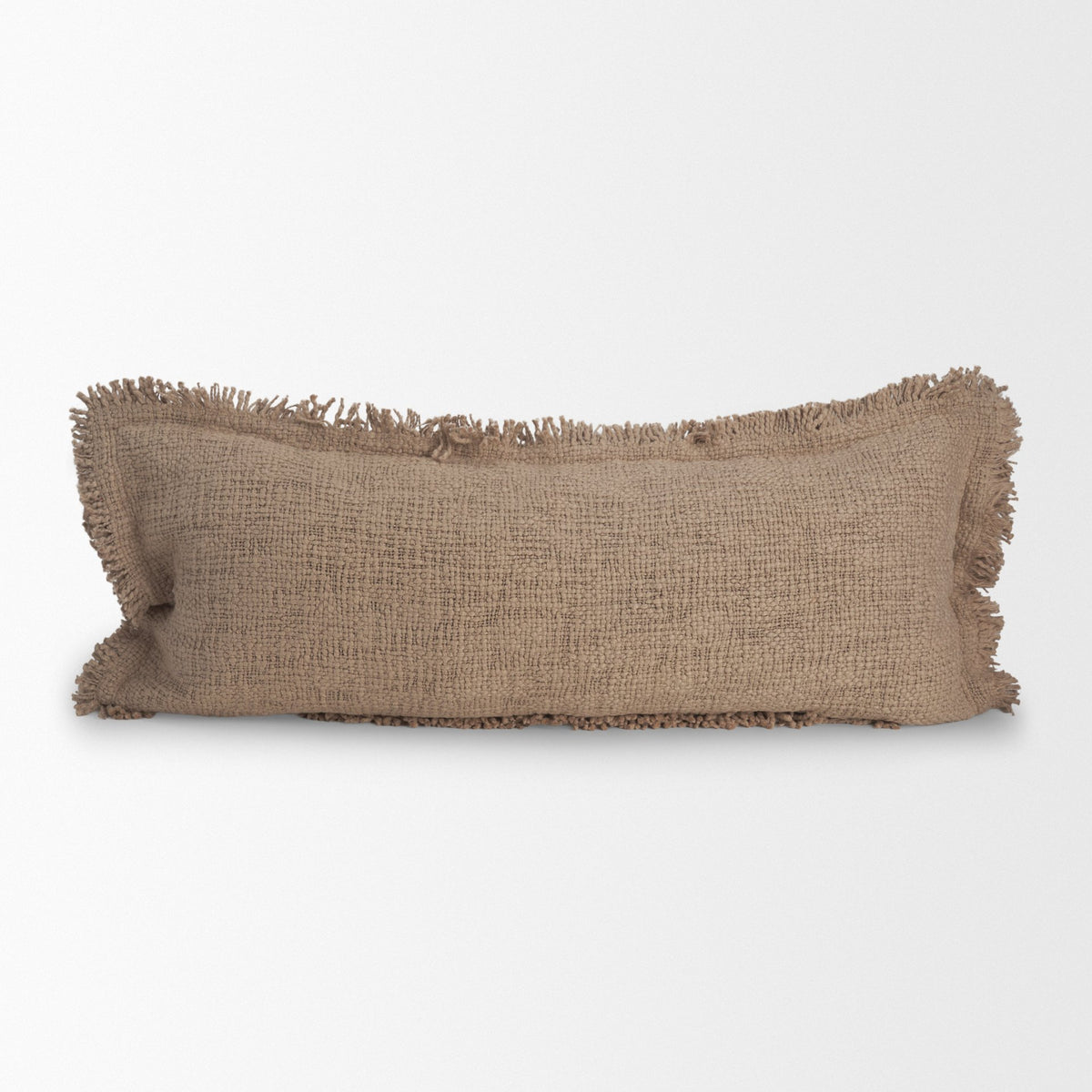 Kambal 14x36 Sand Cotton Decorative Pillow Cover-Decorative Pillows-DECOROLALA