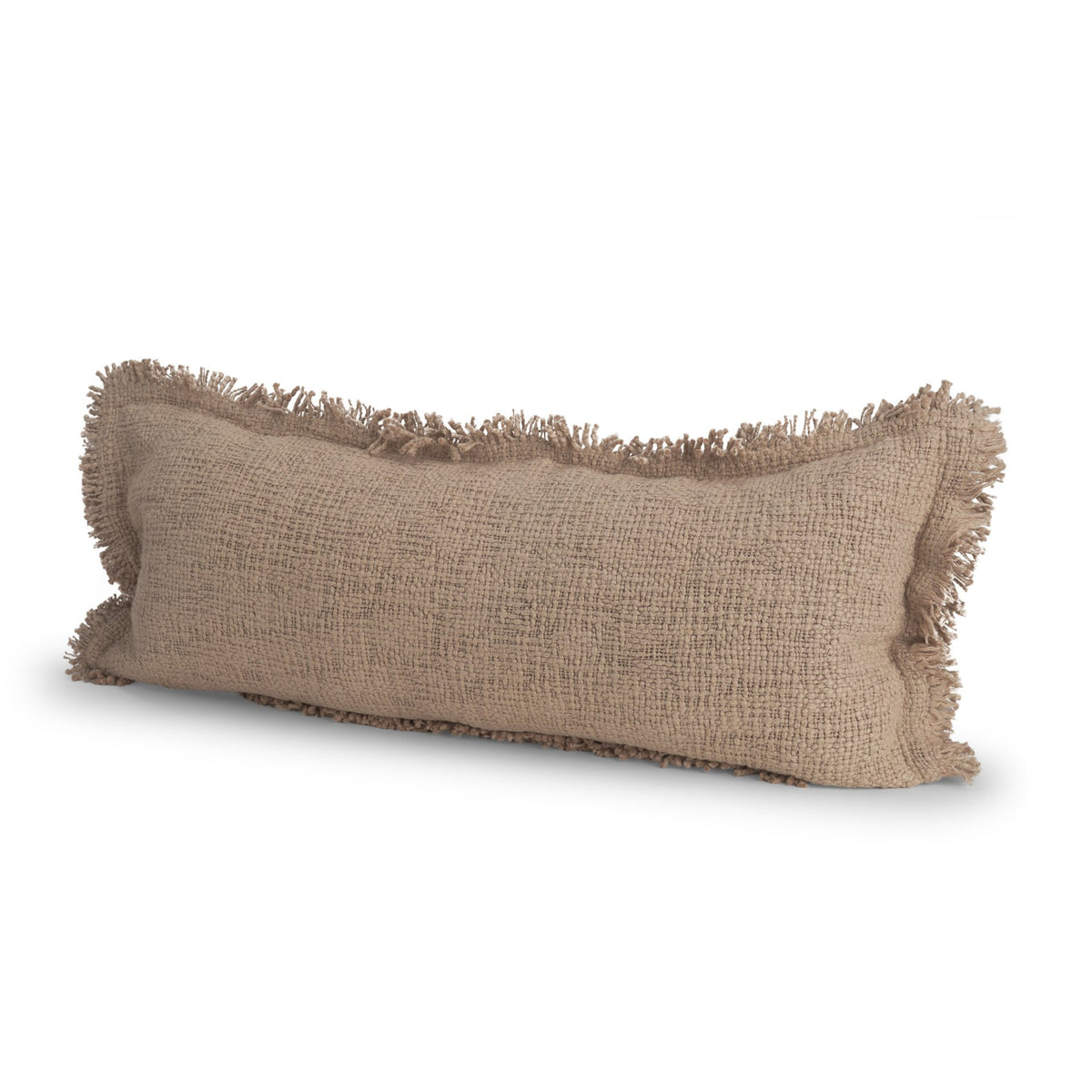 Kambal 14x36 Sand Cotton Decorative Pillow Cover-Decorative Pillows-DECOROLALA