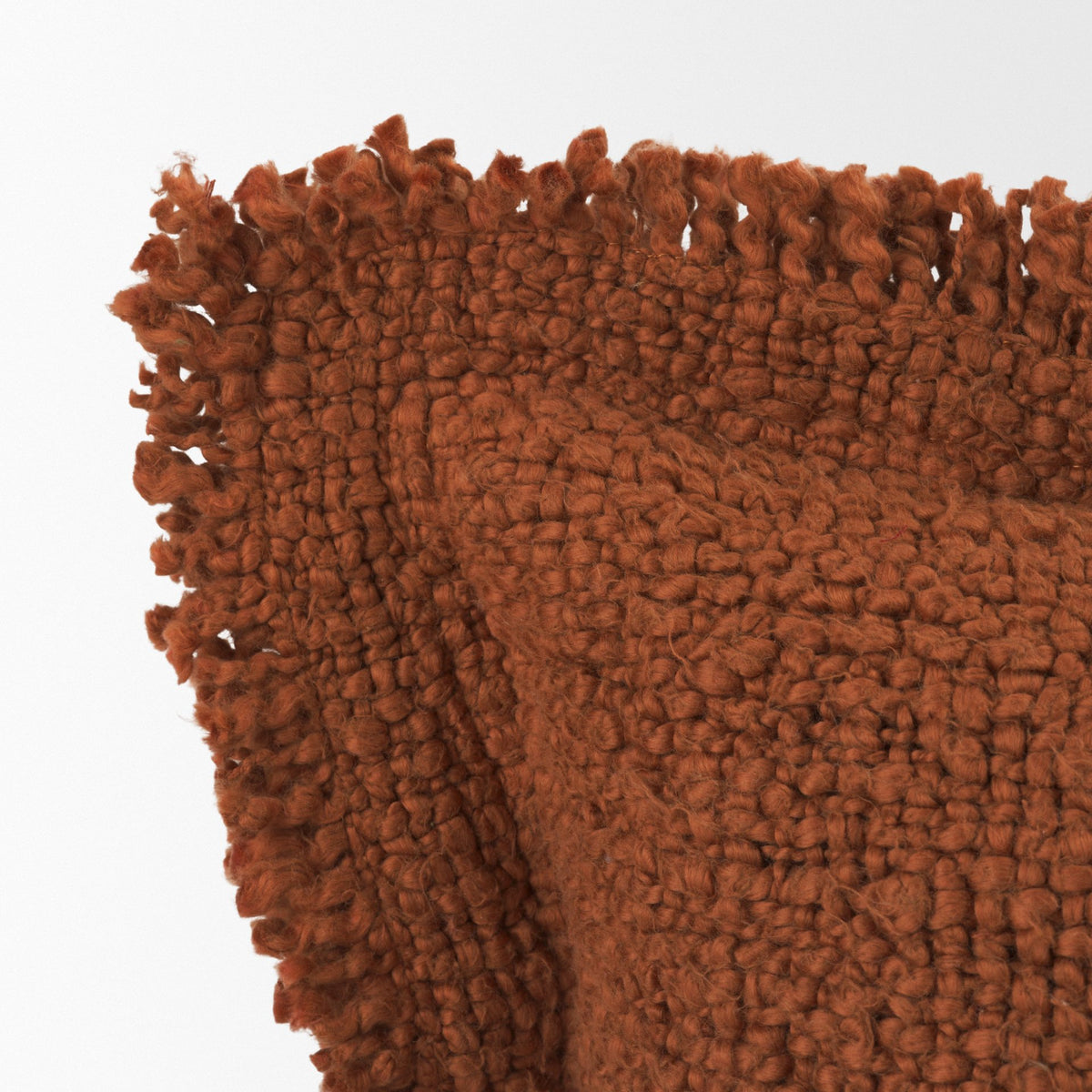 Kambal 20x20 Copper Rust Cotton Decorative Pillow Cover-Decorative Pillows-DECOROLALA