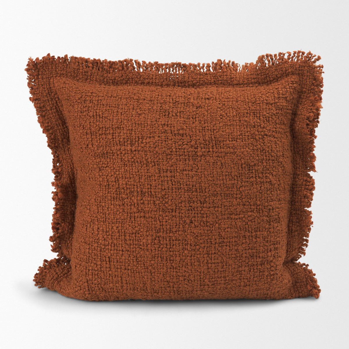 Kambal Copper Rust Cotton Pillow Cover (min order qty 2)-Decorative Pillows-DECOROLALA