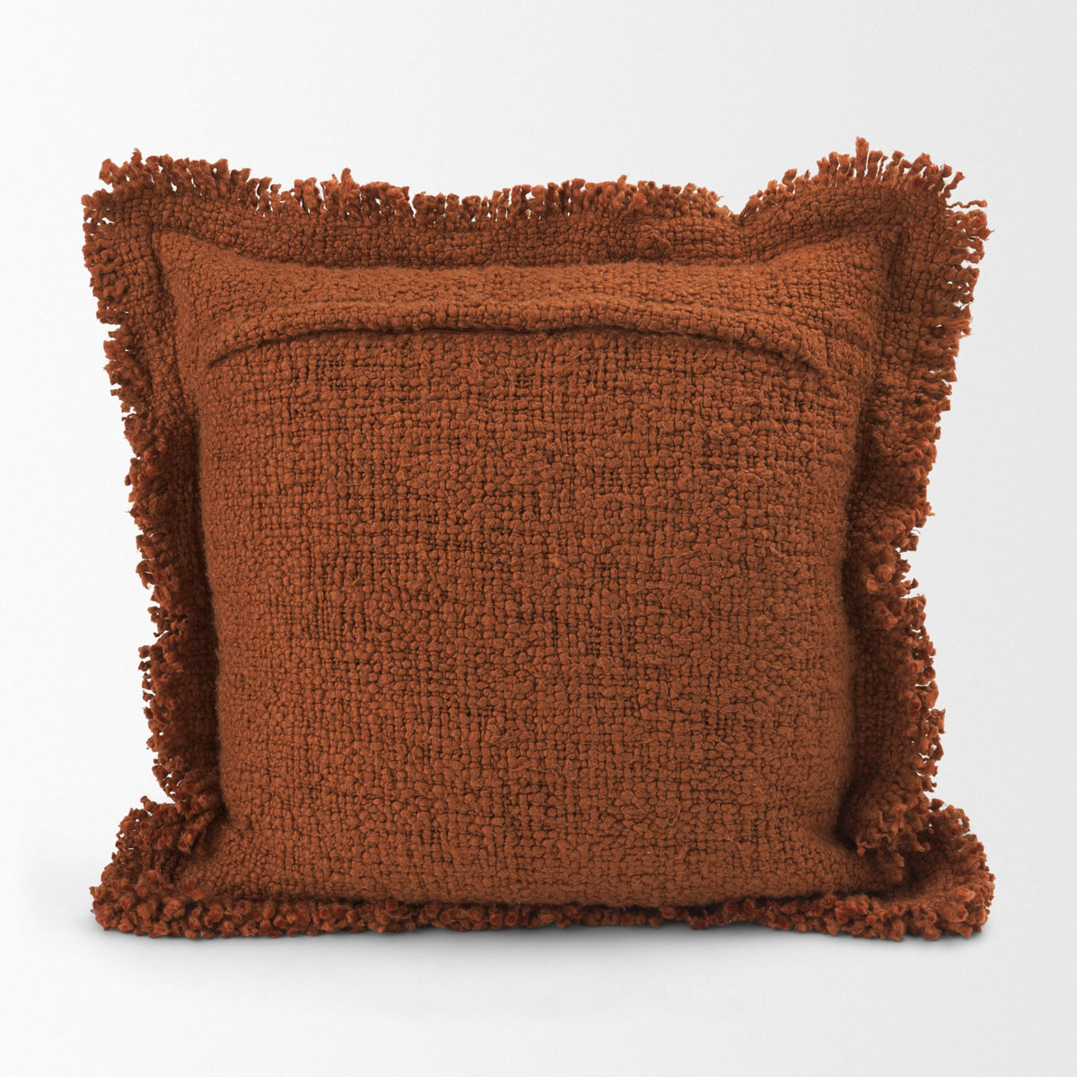 Kambal Copper Rust Cotton Pillow Cover (min order qty 2)-Decorative Pillows-DECOROLALA