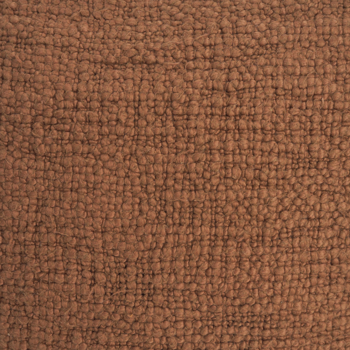 Kambal 20x20 Mahogany Cotton Pillow Cover w/Down Filler-Decorative Pillows-DECOROLALA
