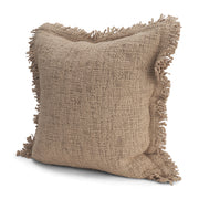 Kambal 20x20 Sand Cotton Pillow Cover w/Non-Allergen Filler-Decorative Pillows-DECOROLALA