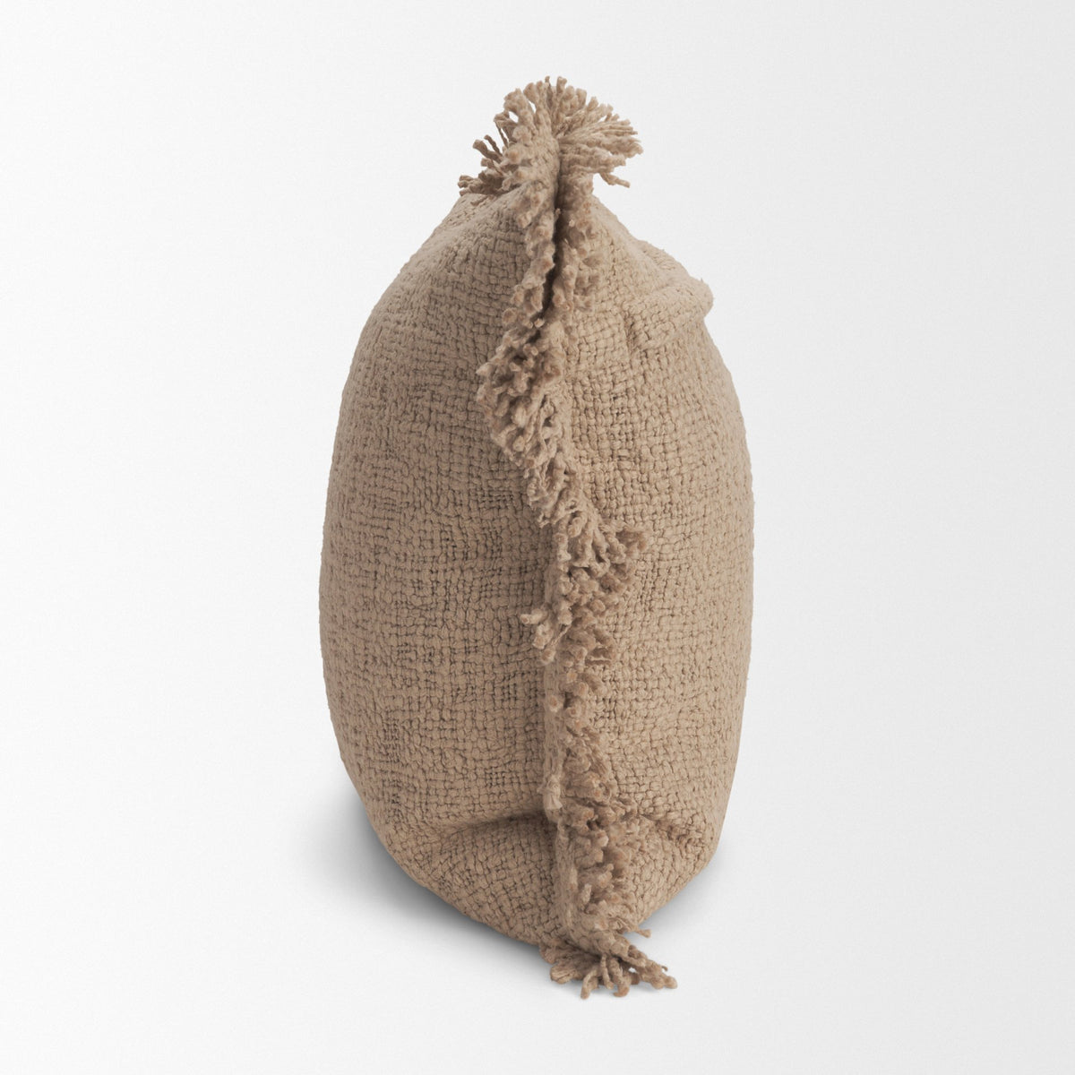 Kambal 20x20 Sand Cotton Pillow Cover w/Non-Allergen Filler-Decorative Pillows-DECOROLALA