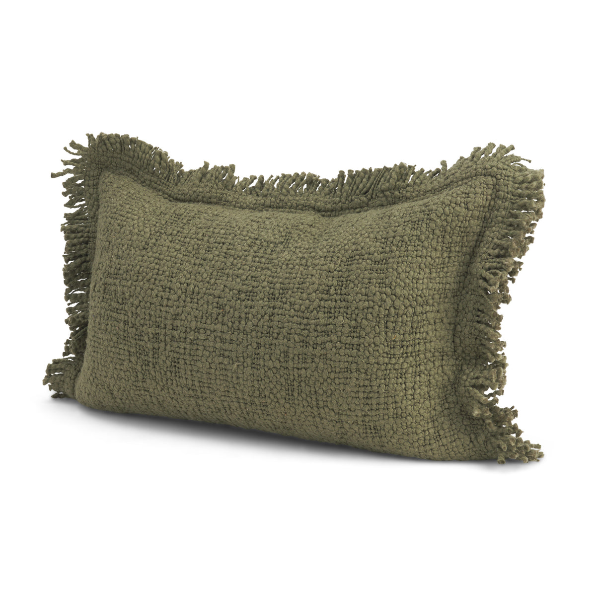 Kambal Evergreen Cotton Pillow Cover w/ Down Filler (min order qty 2)-Decorative Pillows-DECOROLALA